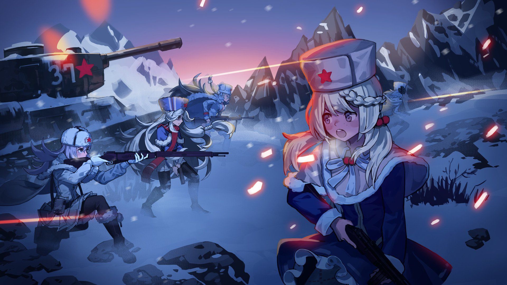 DP28 (Girls Frontline) HD Wallpaper