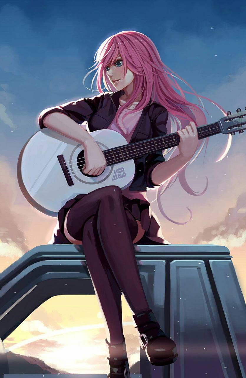 KOn K On Girl Guitar Anime Poster  My Hot Posters