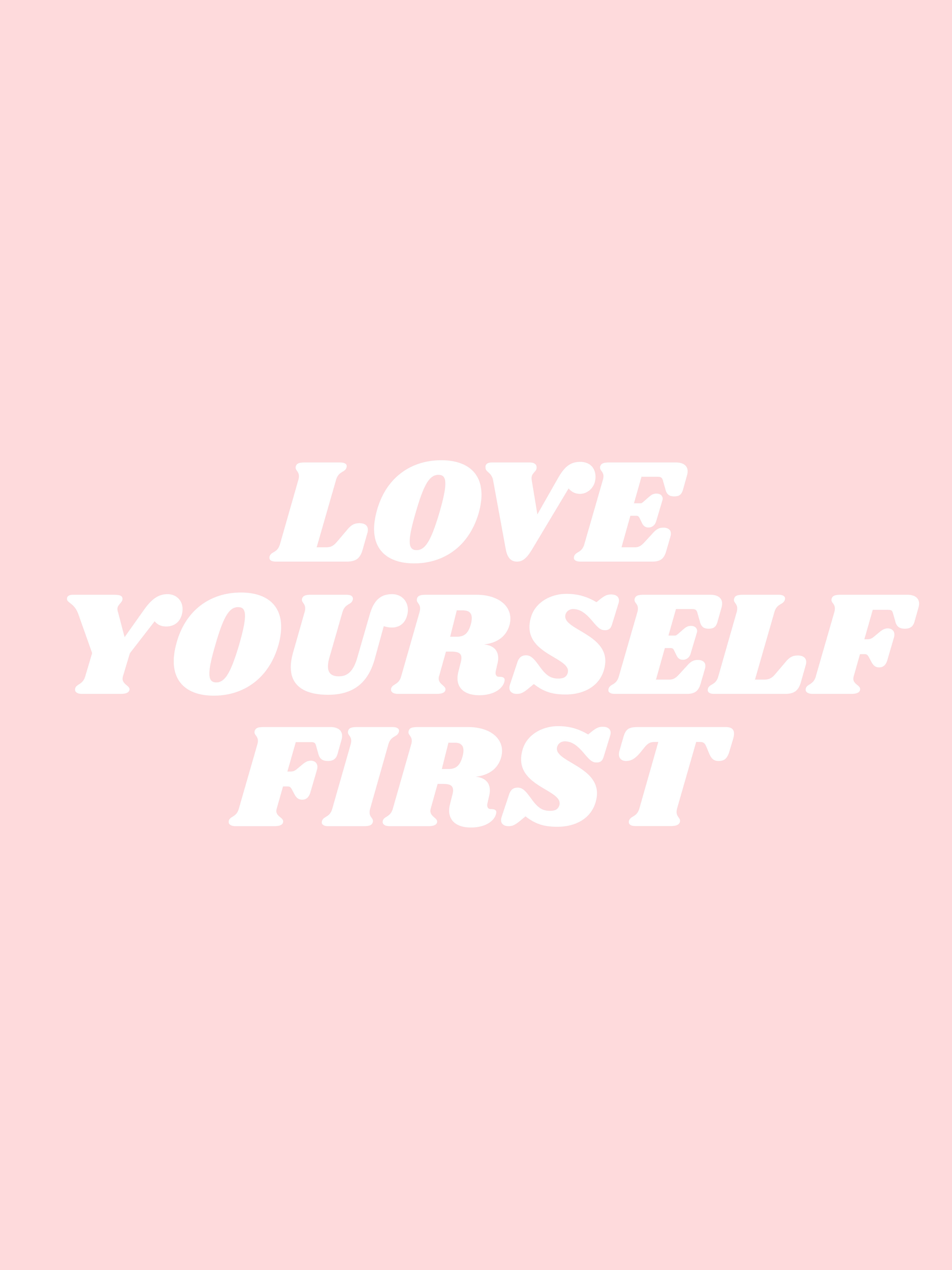 Love Yourself First. Society6.com Typeangel