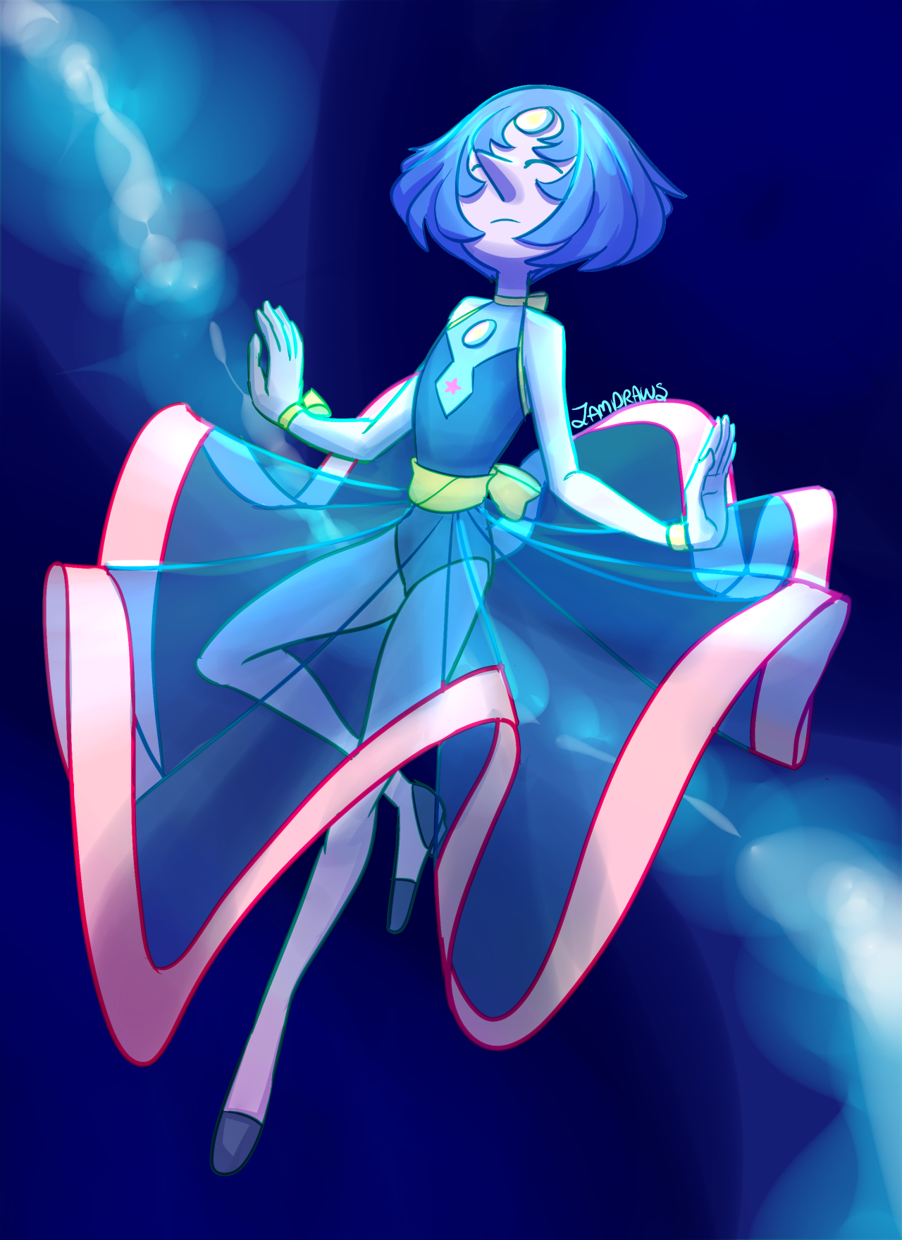 Blue Pearl + Crystal Gem Pearl
