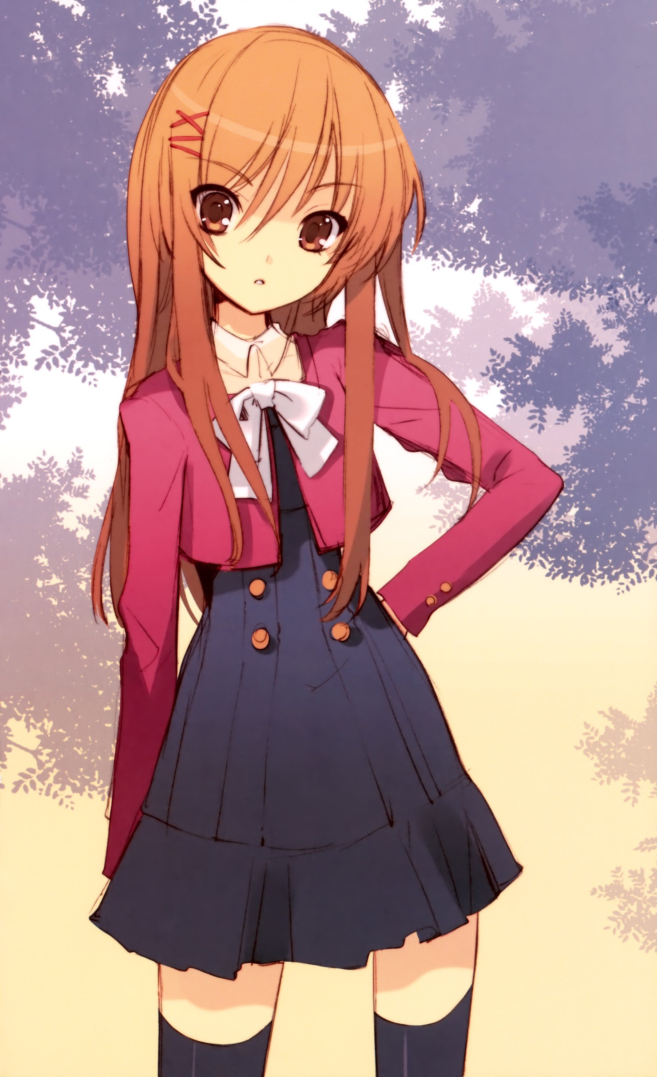 Cute Anime Girl With Long Hair