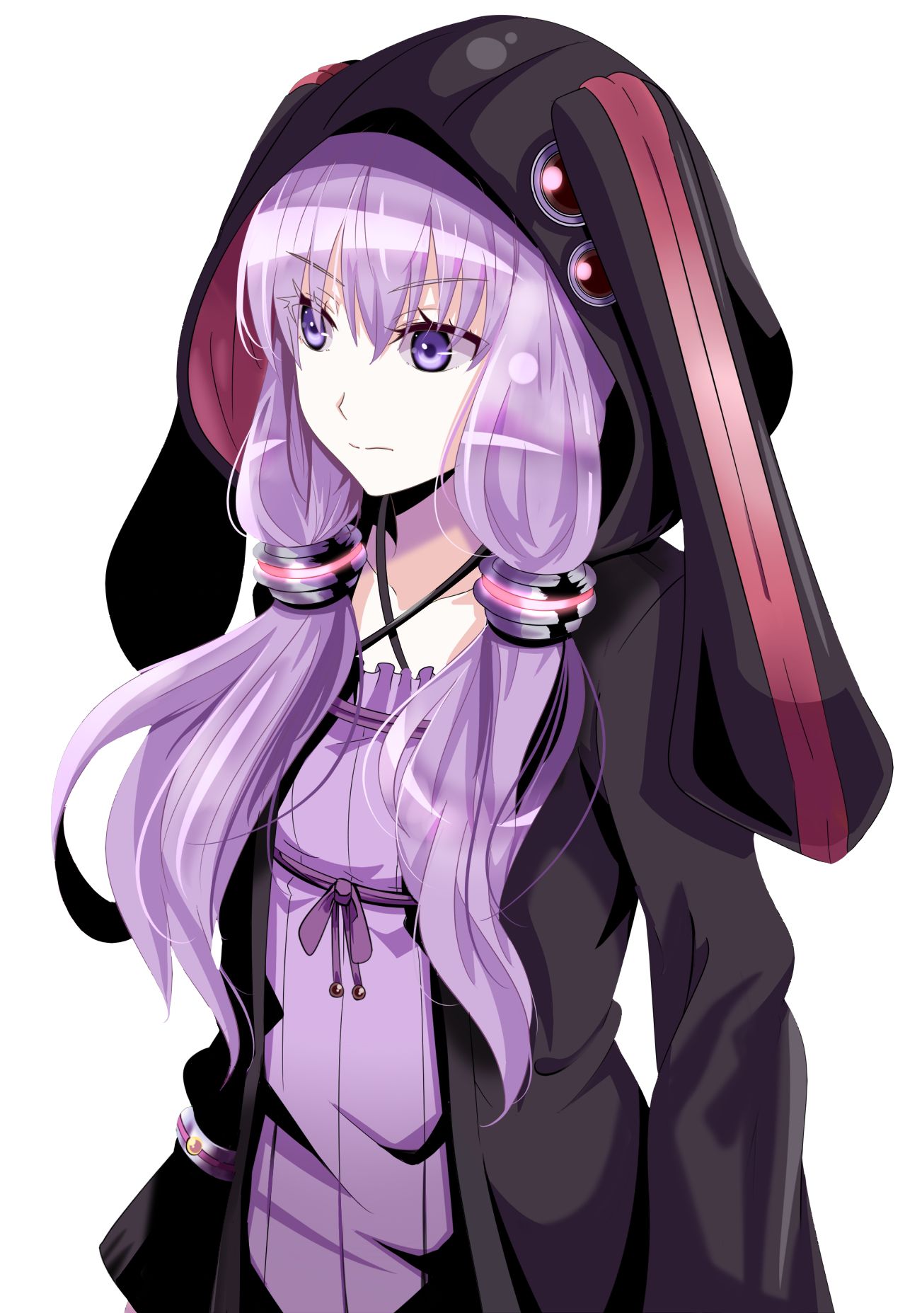 Anime Girl Black And Purple Hoodie Wallpapers - Wallpaper Cave