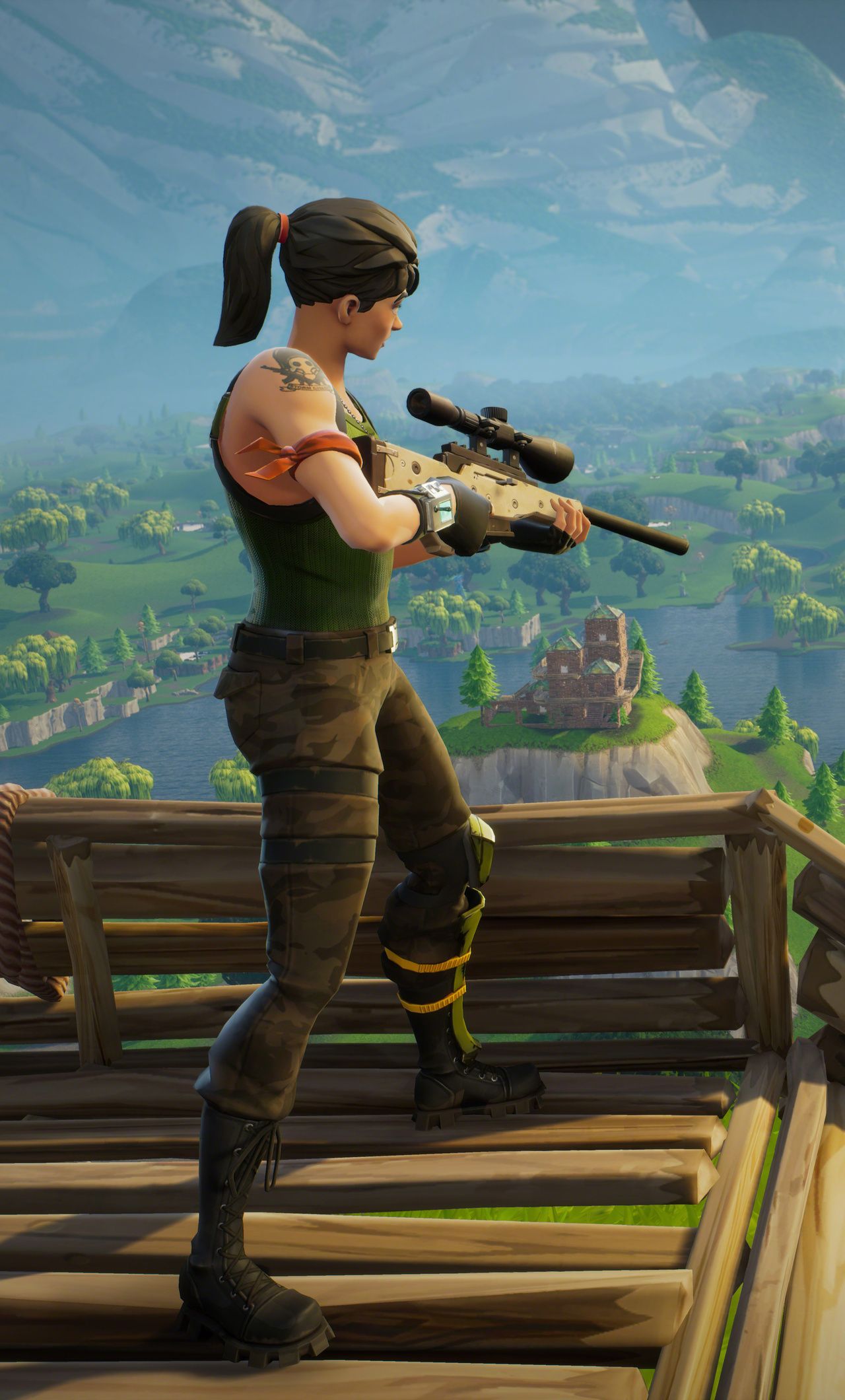 Fortnite Sniper 8k iPhone HD 4k Wallpaper, Image, Background, Photo and Picture