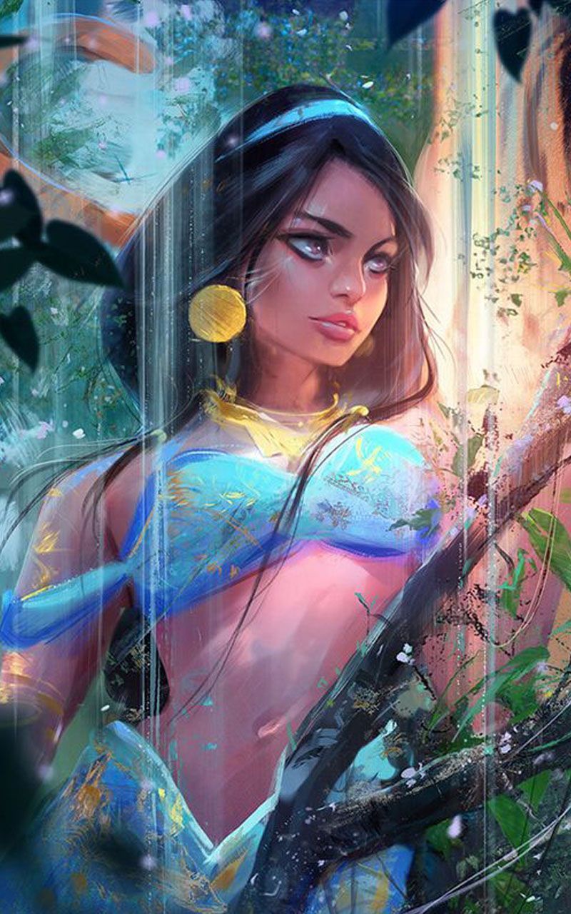 Jasmine Princess Wallpaper HD Ultra 4K. Disney princess art
