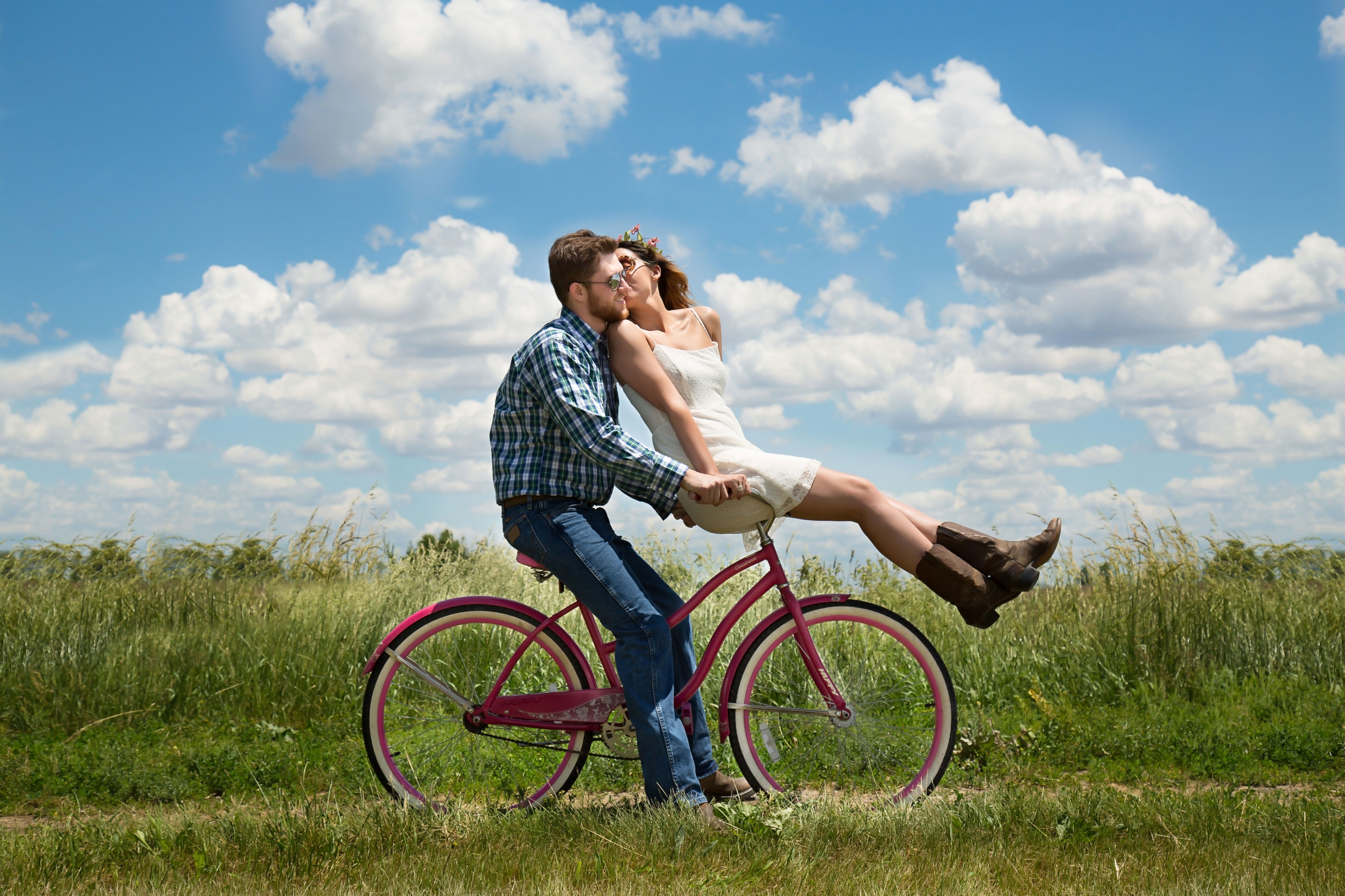 Couple Bike Romantic, HD Love, 4k Wallpaper, Image, Background, Photo and Picture