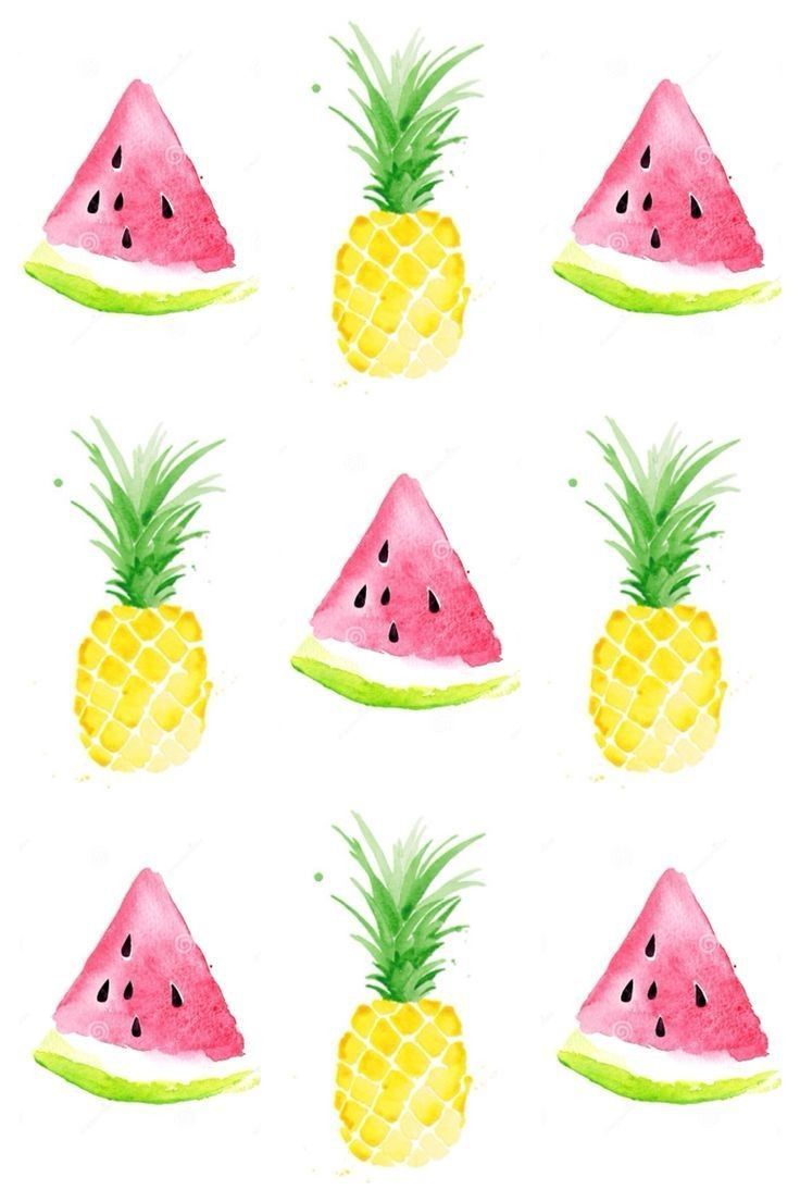 Watermelon Pineapple Summer iPhone Wallpaper. Watermelon