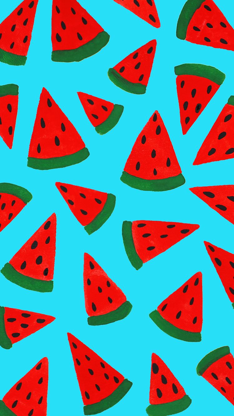 SUMMER WATERMELON. FREE PHONE WALLPAPERS