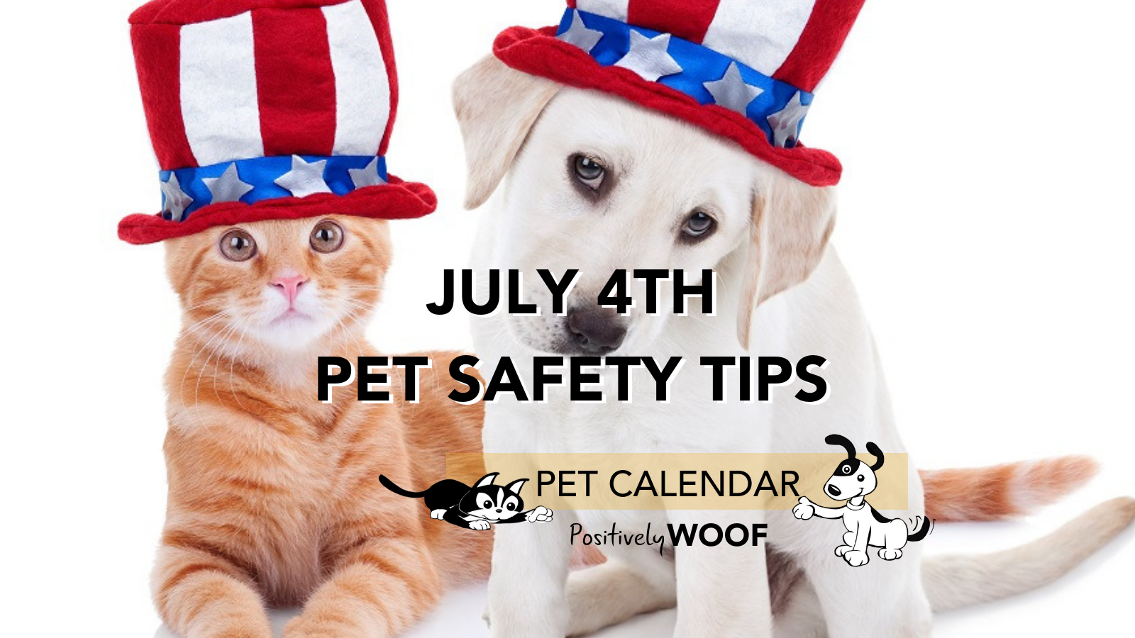 Pet Calendar: July 4th Pet Safety Tips