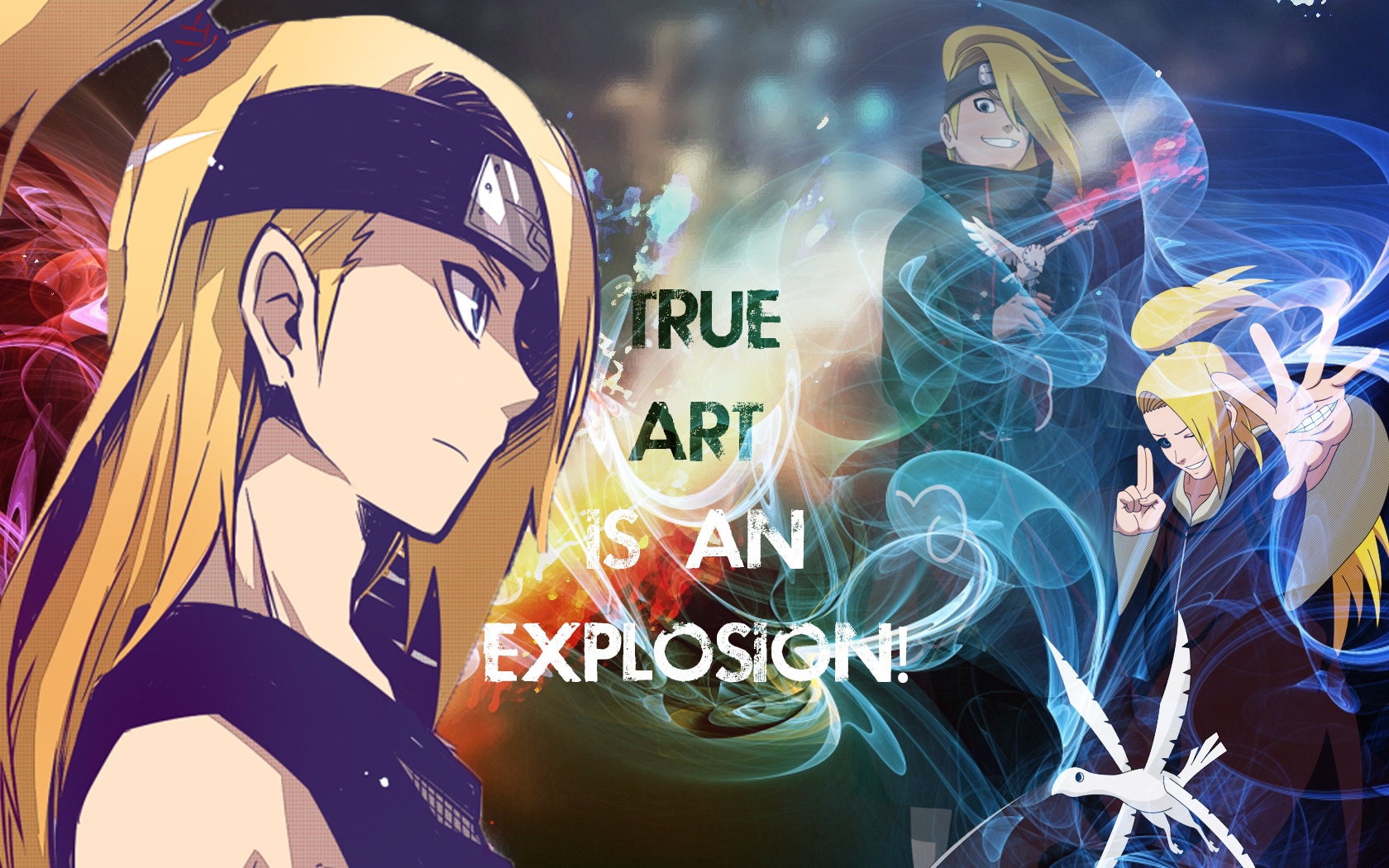 Deidara True Art is an Explosion Wallpaper. Art, True art, Anime