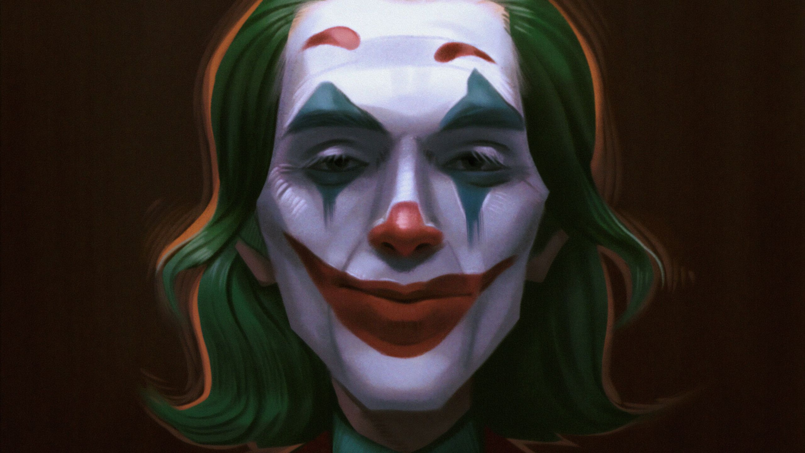 Joker Closeup Artwork 1440P Resolution HD 4k Wallpaper