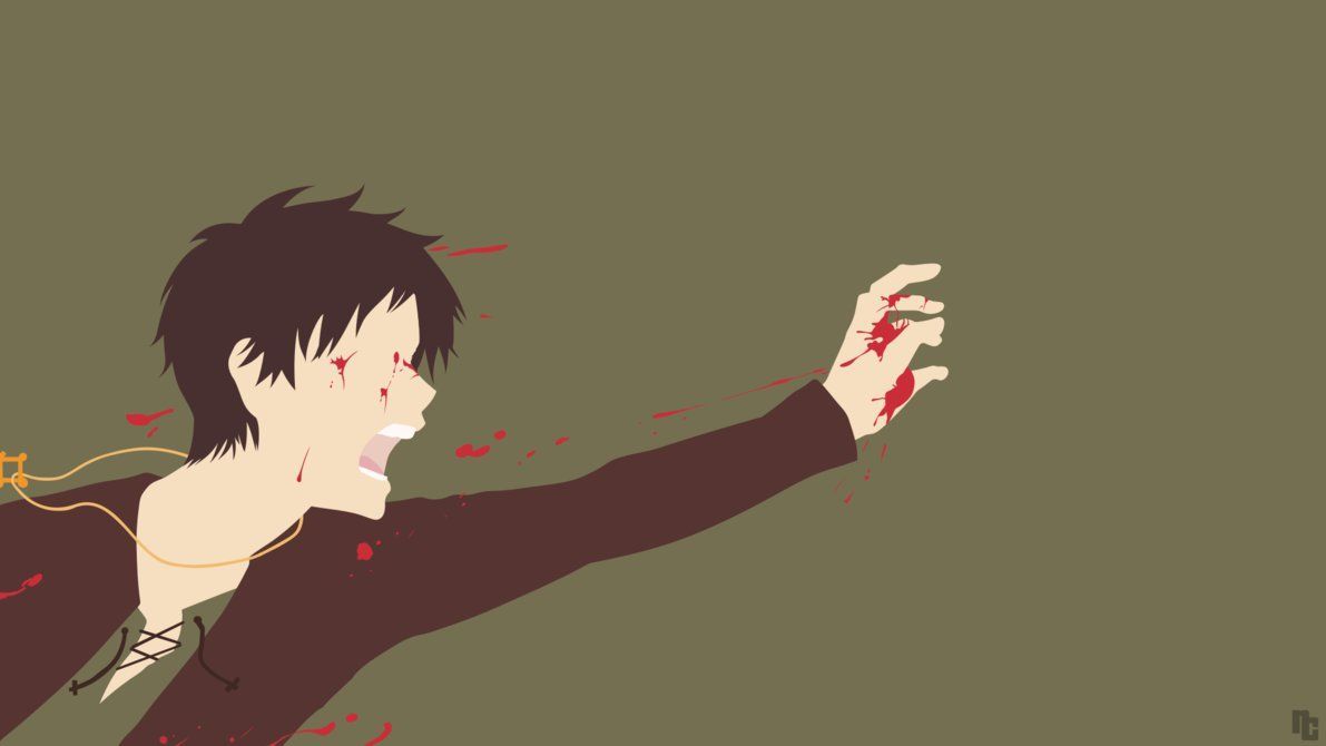 Minimalist Wallpaper. Eren. Attack on Titan