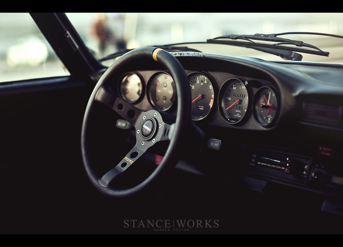 Magnus Walker 78schr Interior Momo Steering Wheel. Porsche