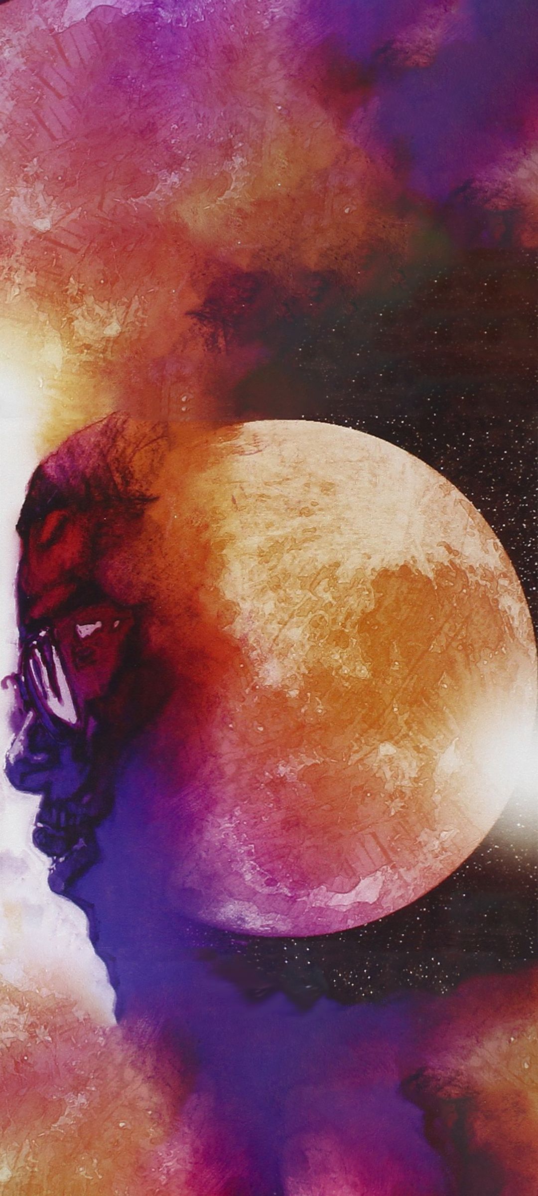 Kid Cudi Man On The Moon Album Cover 2400x1080 Wallpaper U _