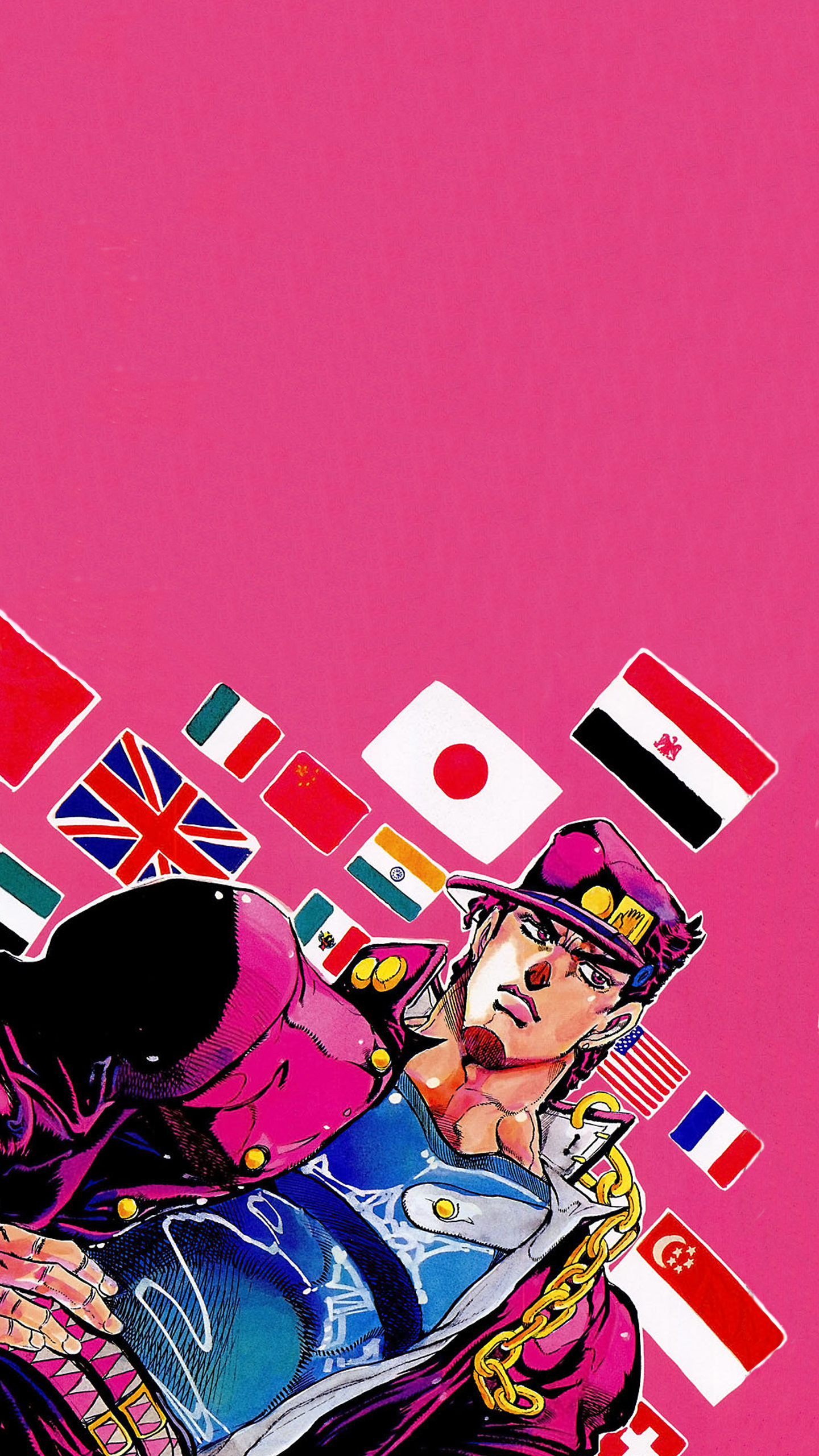 Posting a wallpaper a day until stone ocean is animated day 9