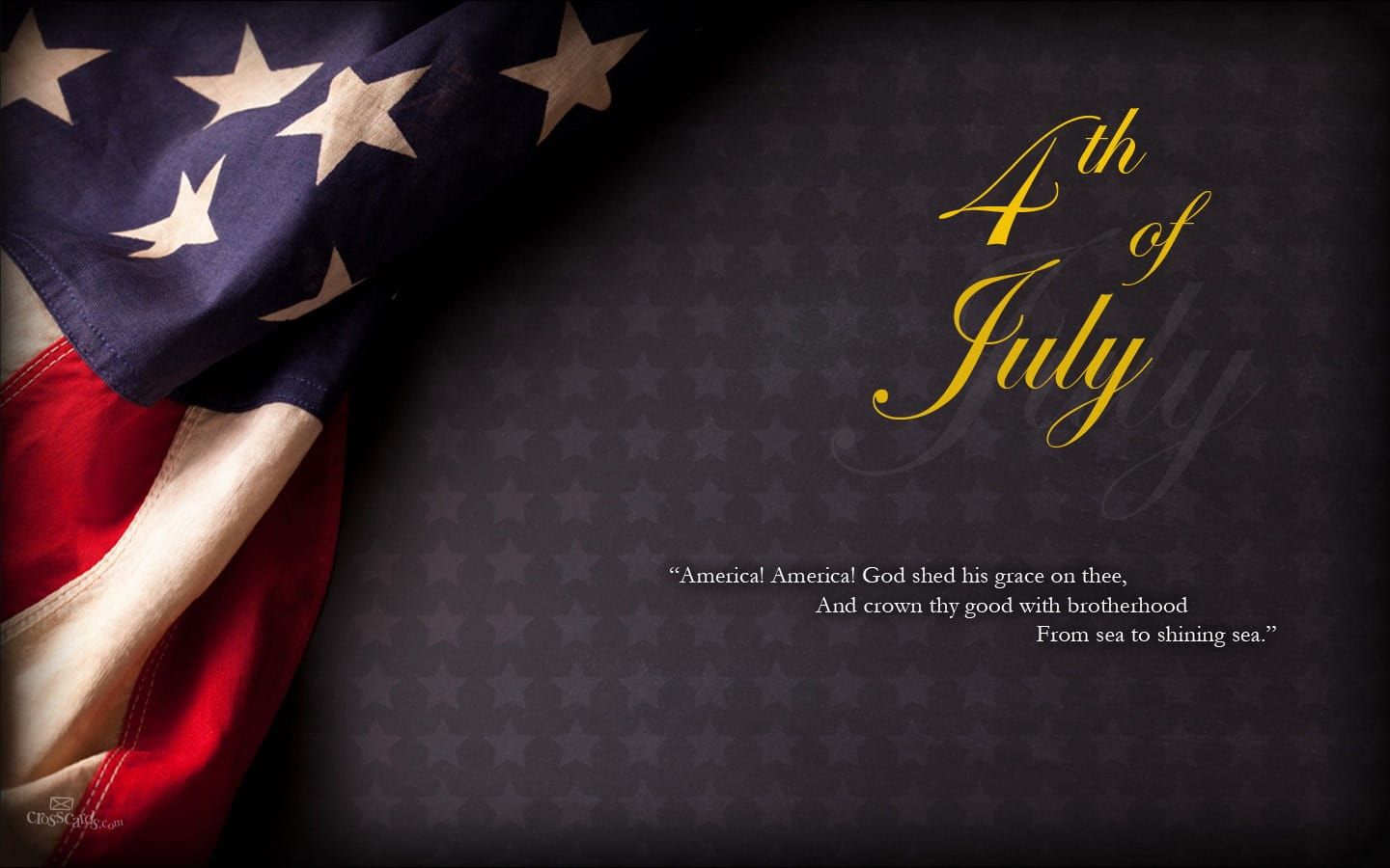 4th of July Desktop Calendar- Free July Wallpaper