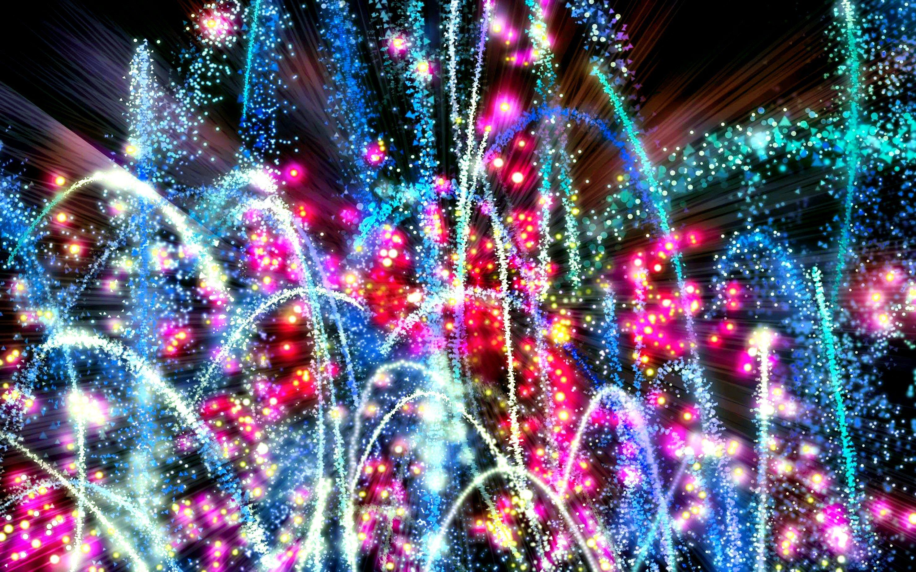 Rainbow Firework Wallpaper Free Free Download. Fireworks