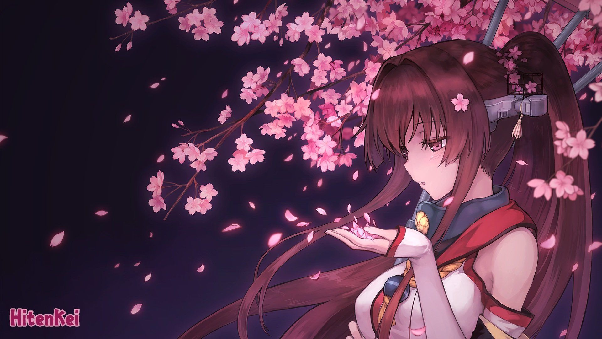 Cute Anime Girl Background