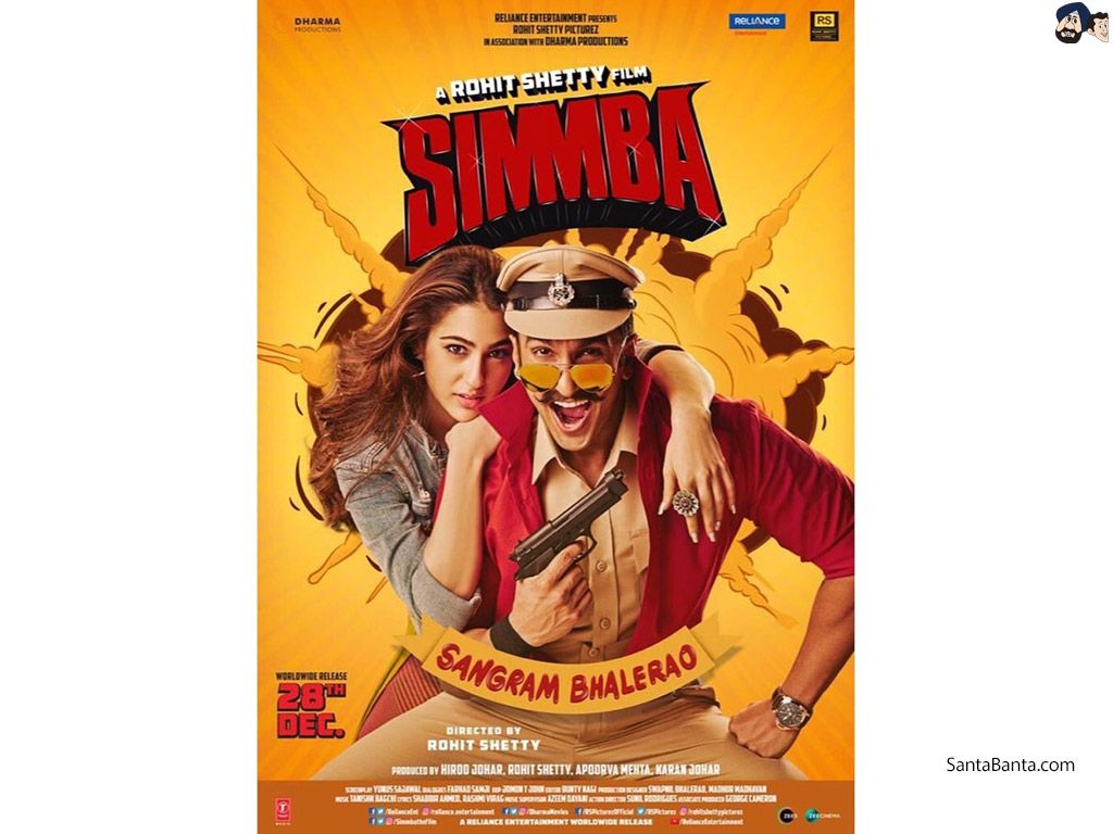 Simmba Movie Wallpaper