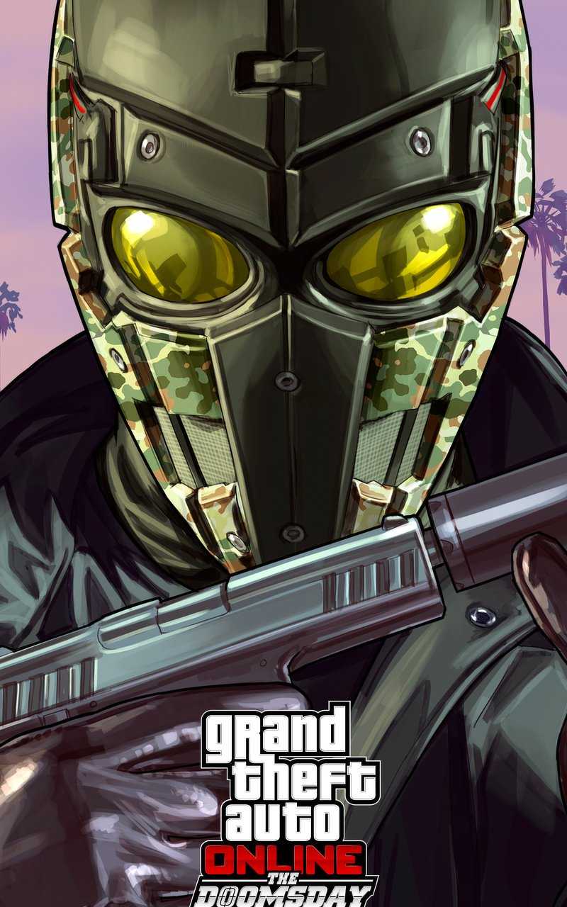 The Doomsday Heist Dlc Grand Theft Auto Online HD Wallpaper (800x1280)