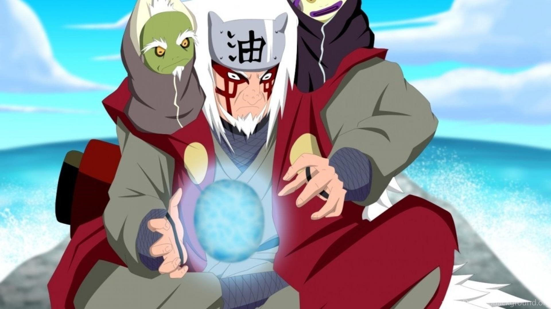 Naruto: Shippuden Jiraiya Toads Wallpaper Desktop Background