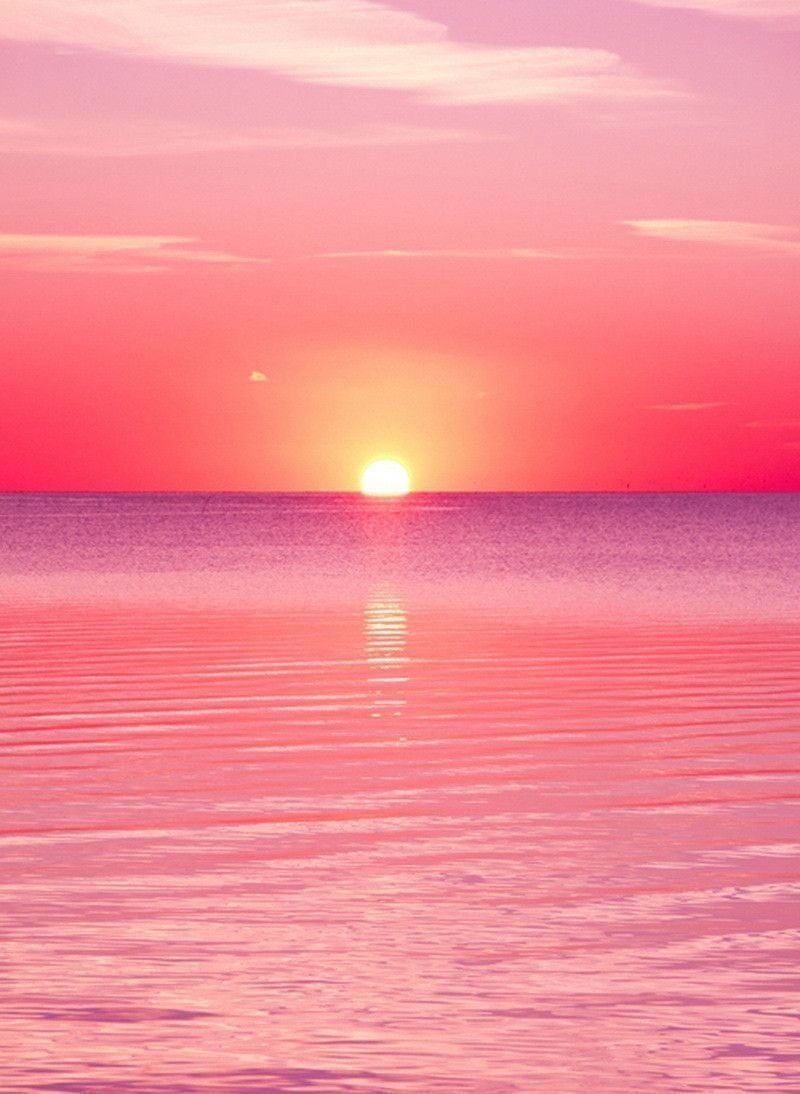 Aesthetic Scenery Aesthetic Pink Sunset Wallpaper