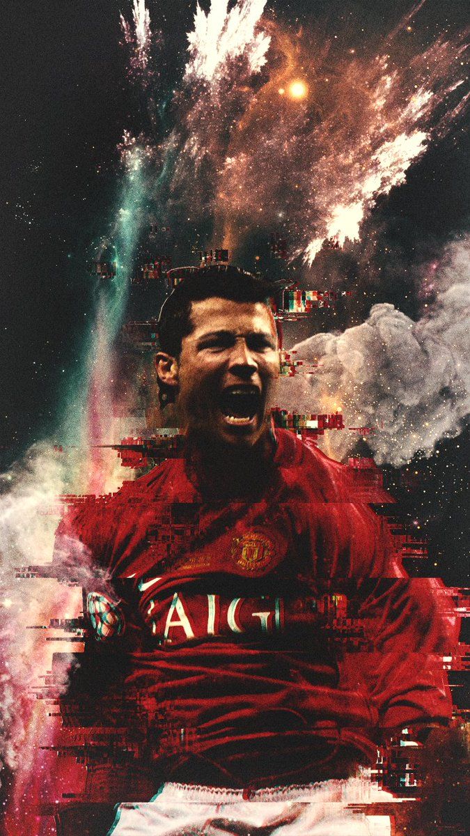 Footy Wallpaper Ronaldo Man Utd iPhone