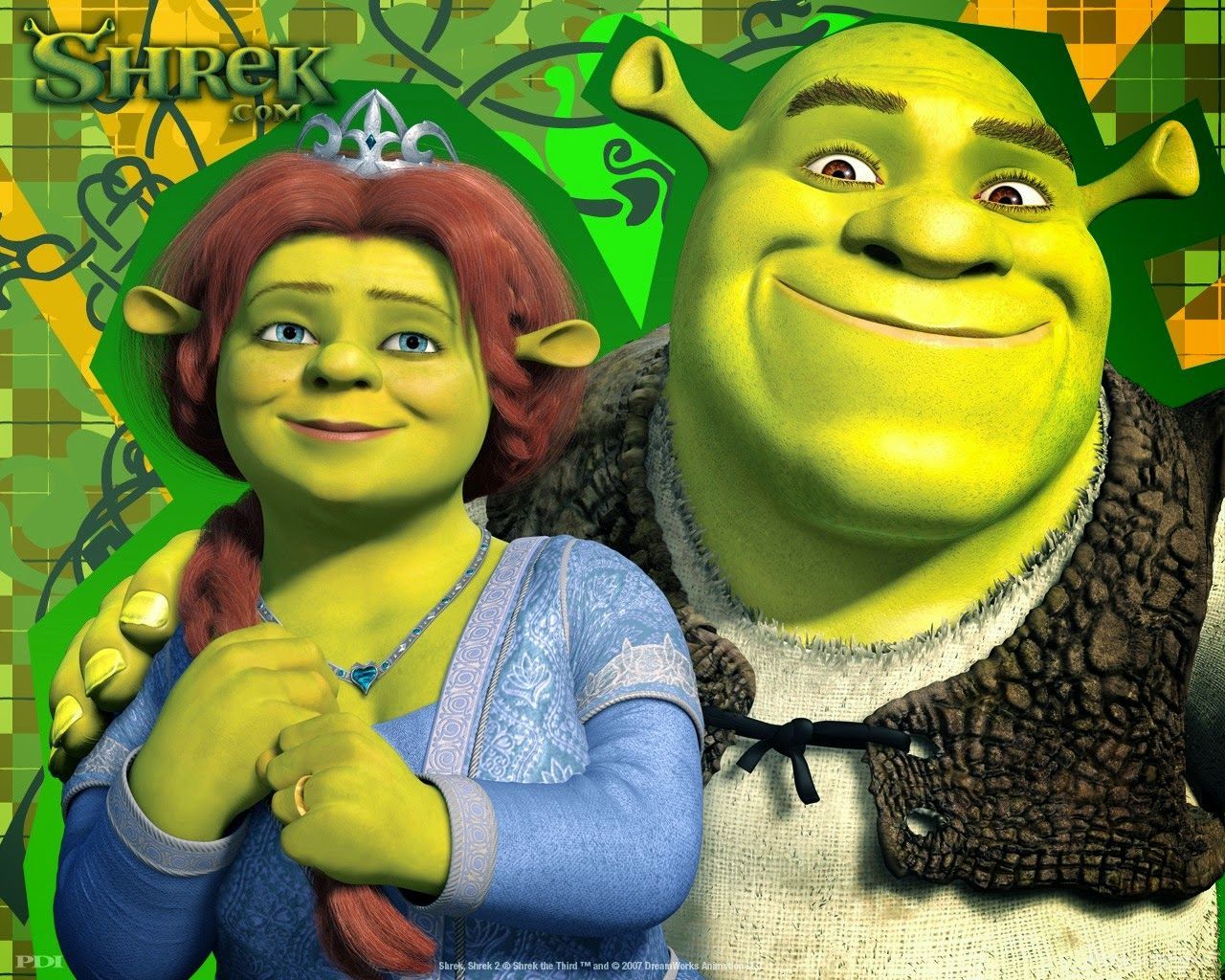 Sherk wallpaper HD. Fiona y shrek, Shrek, Cumplidos lindos