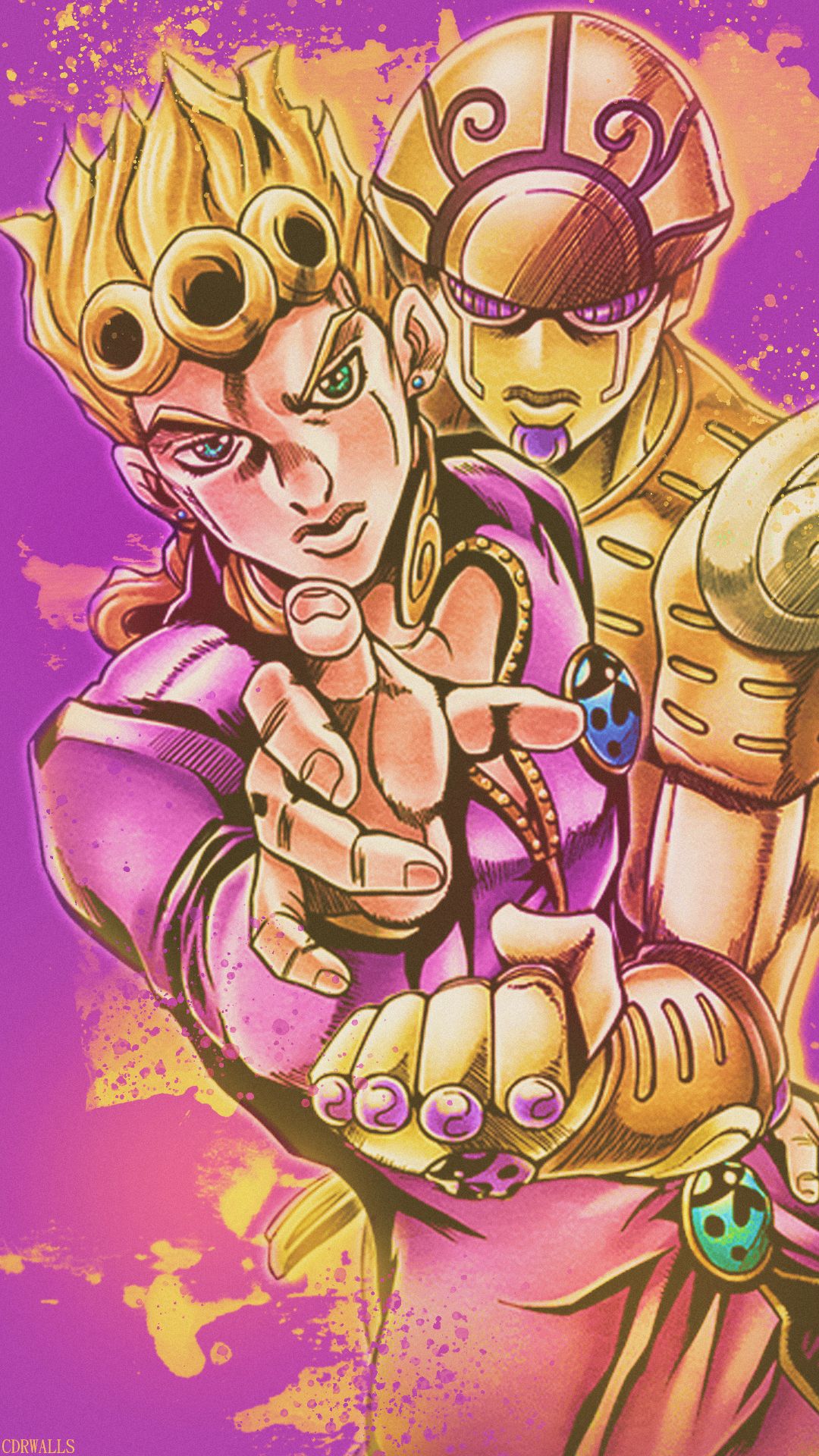 Giorno Giovanna Phone Wallpaper