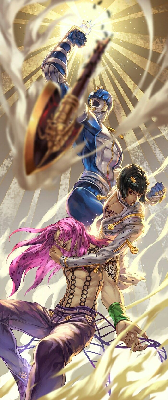 Aureo Vento. Jojo's bizarre adventure, Jojo, Johnny joestar