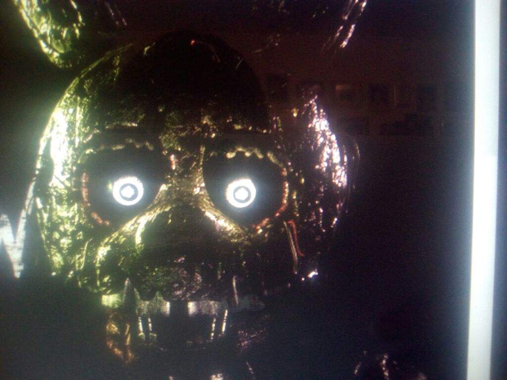 Here is ignited springtrap. Five Nights At Freddy's Amino