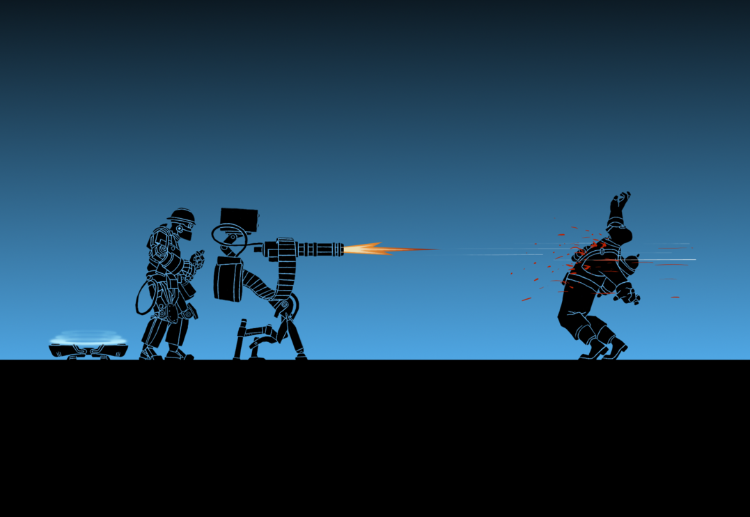 TF2: Engineer Bot X Pyro ( Wallpaper ) By Bielek. Team Fortress