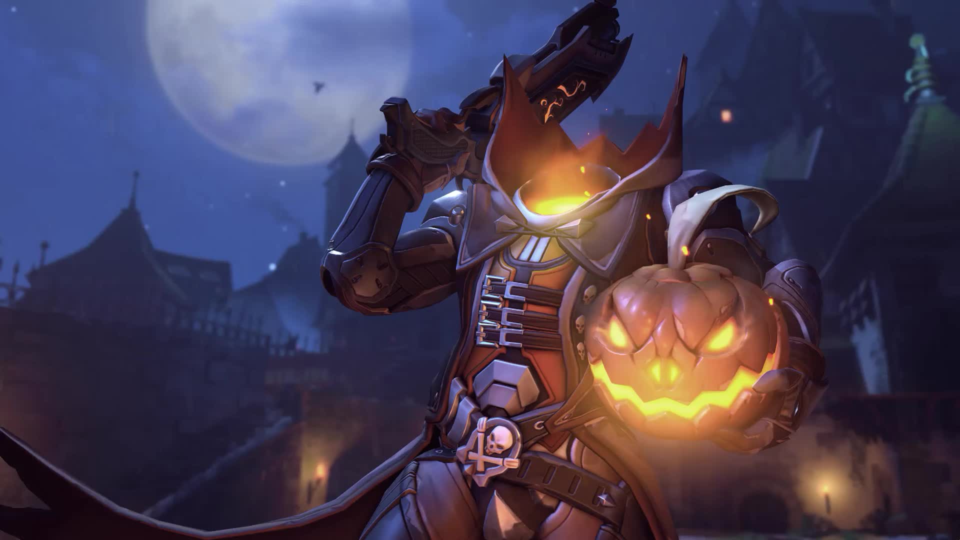 Reaper Halloween Overwatch Live Wallpaper