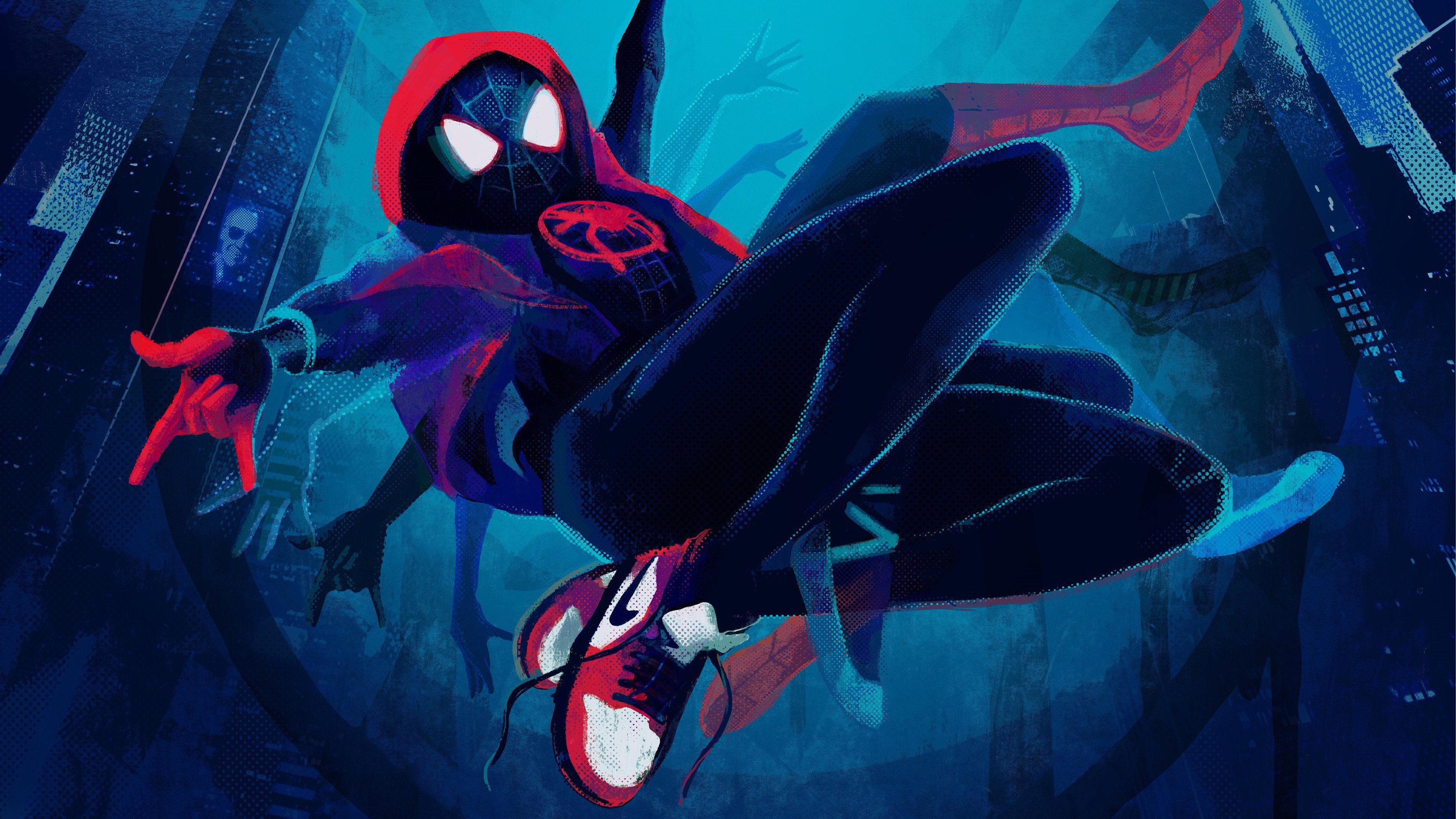 Miles Morales Spider Man Into The Spider Verse Wallpaper Phone