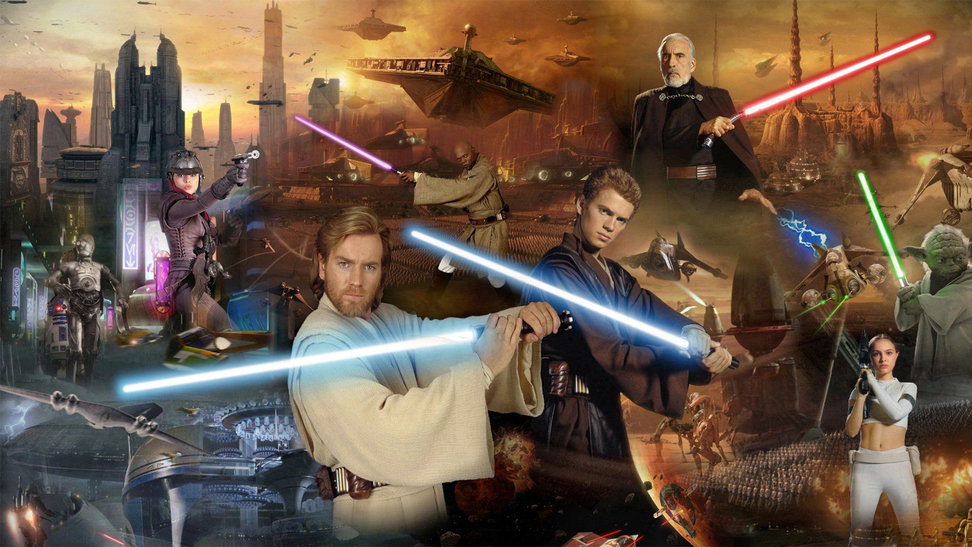 Attack of the Clones Wallpaper Free Attack of the Clones