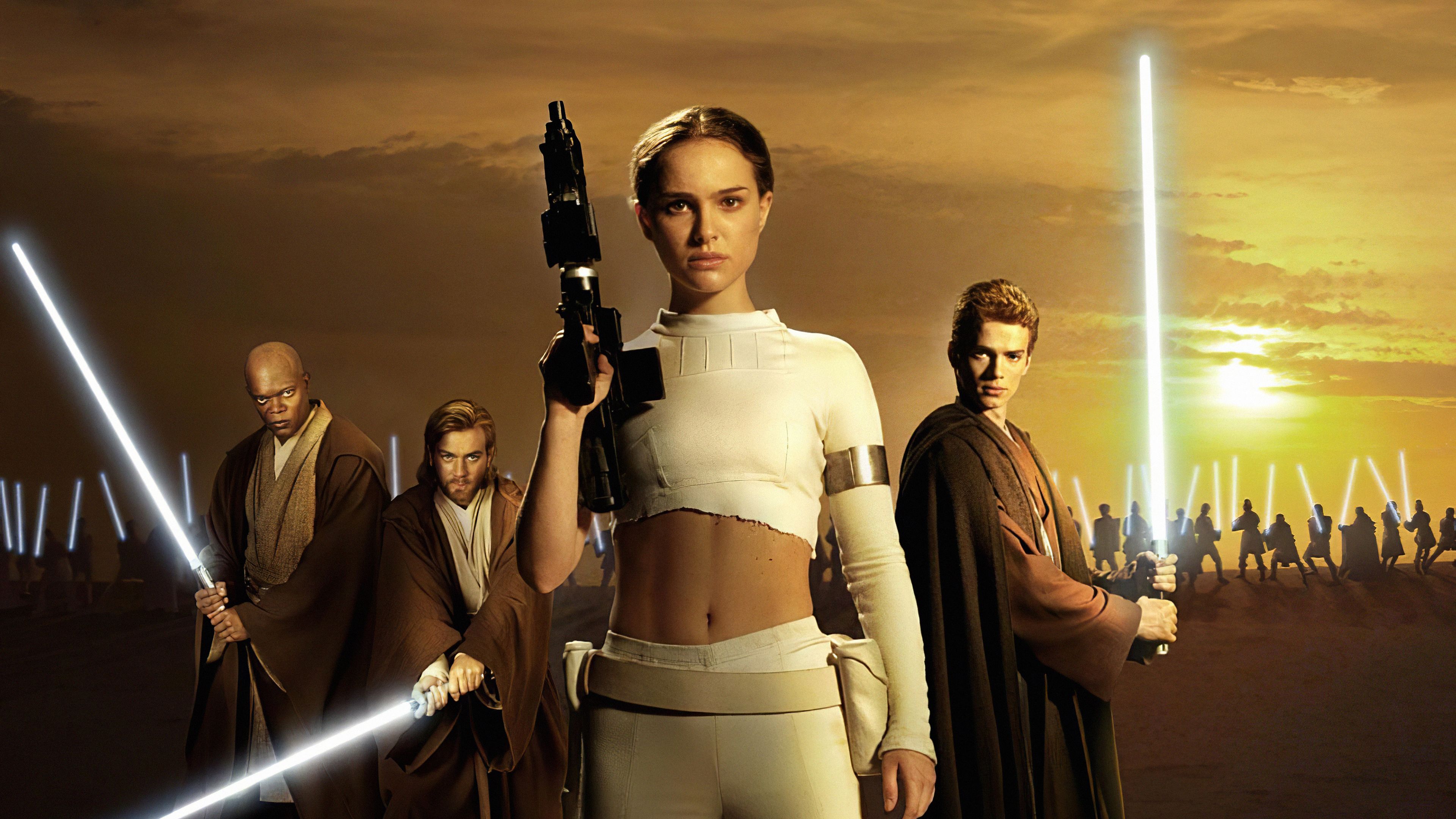 Star Wars Episode II Attack Of The Clones Natalie Portman 4k, HD Movies, 4k Wallpaper, Image, Background, Photo and Picture