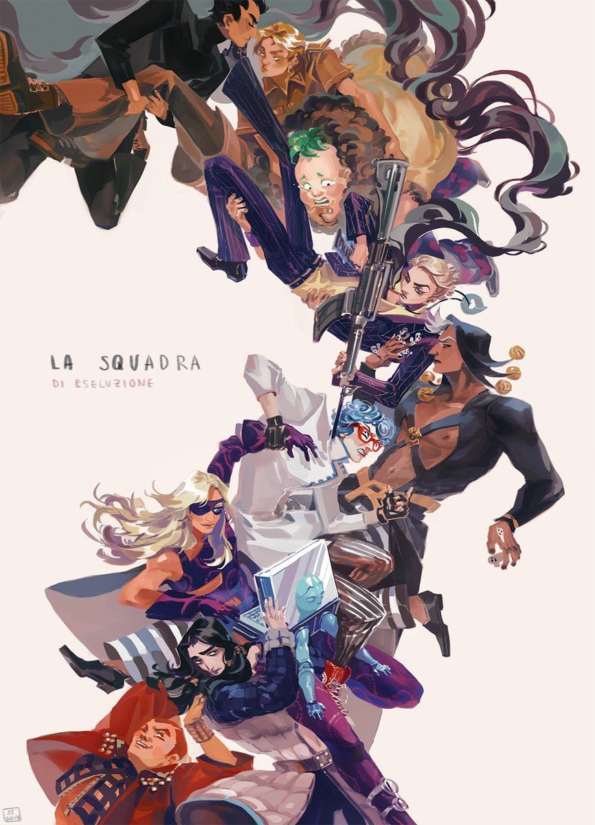 La Squadra.. jan Twitter.. Vento Aureo. Jojo