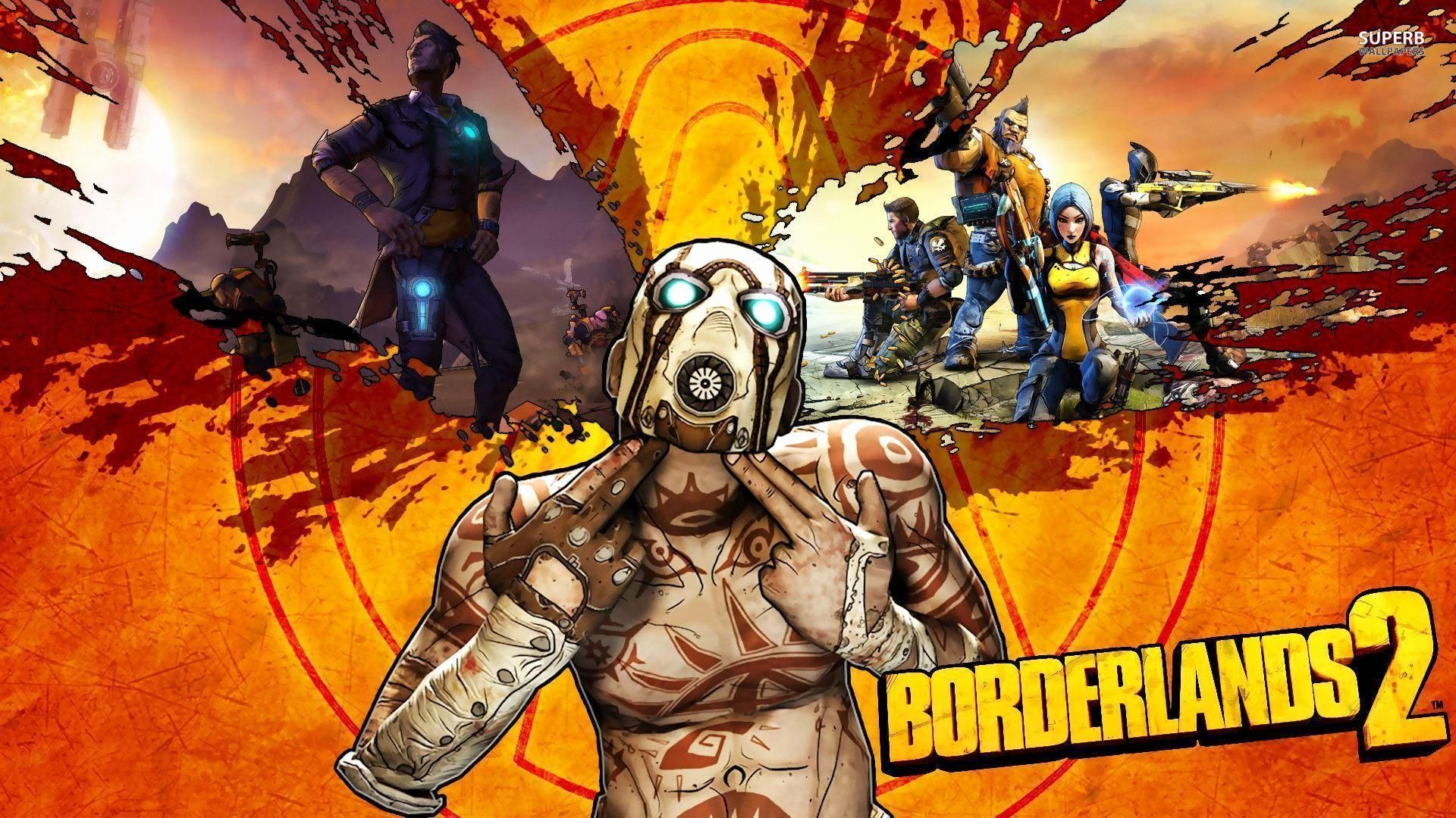 Borderlands Background Awesome Video Games Borderlands Handsome
