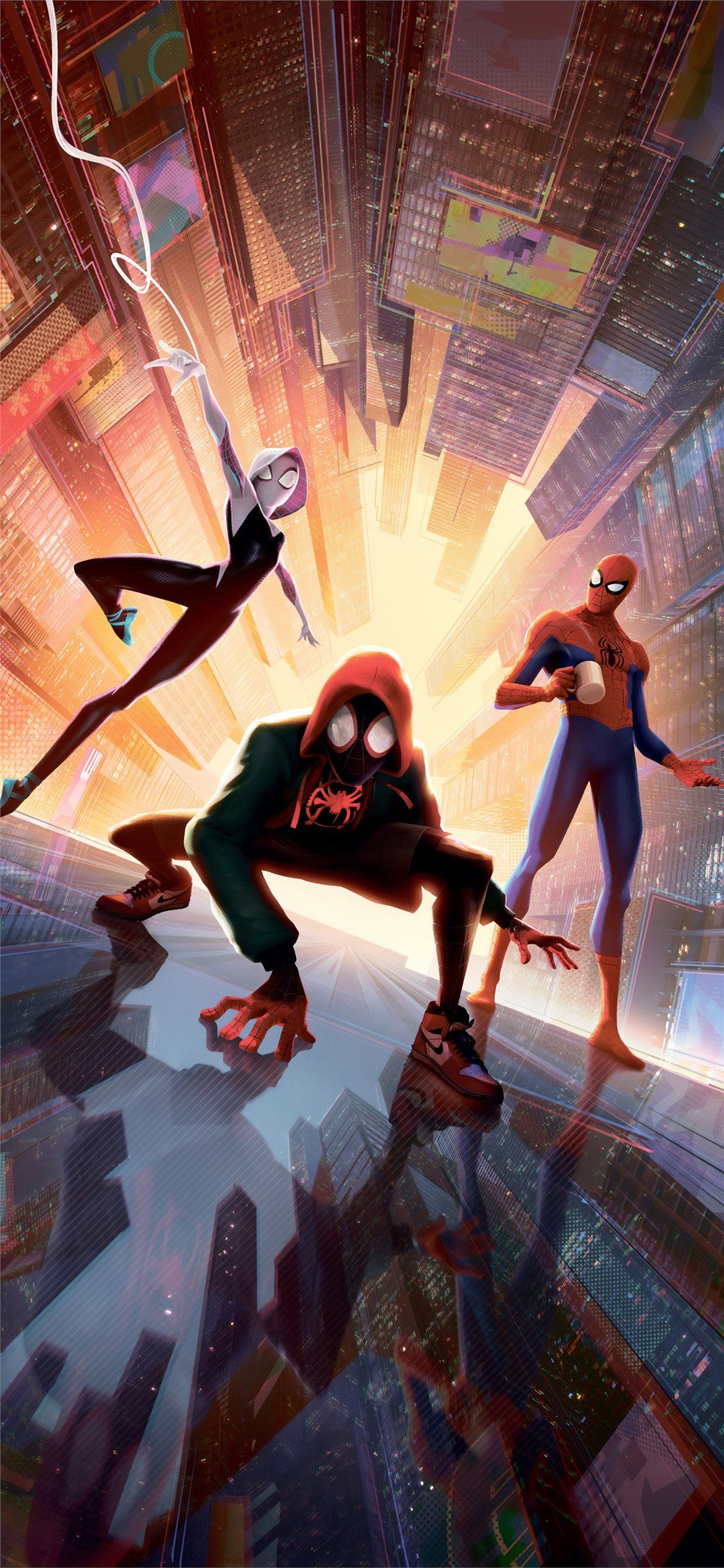 Best Spiderman into the spider verse iPhone X Wallpaper HD [2020]