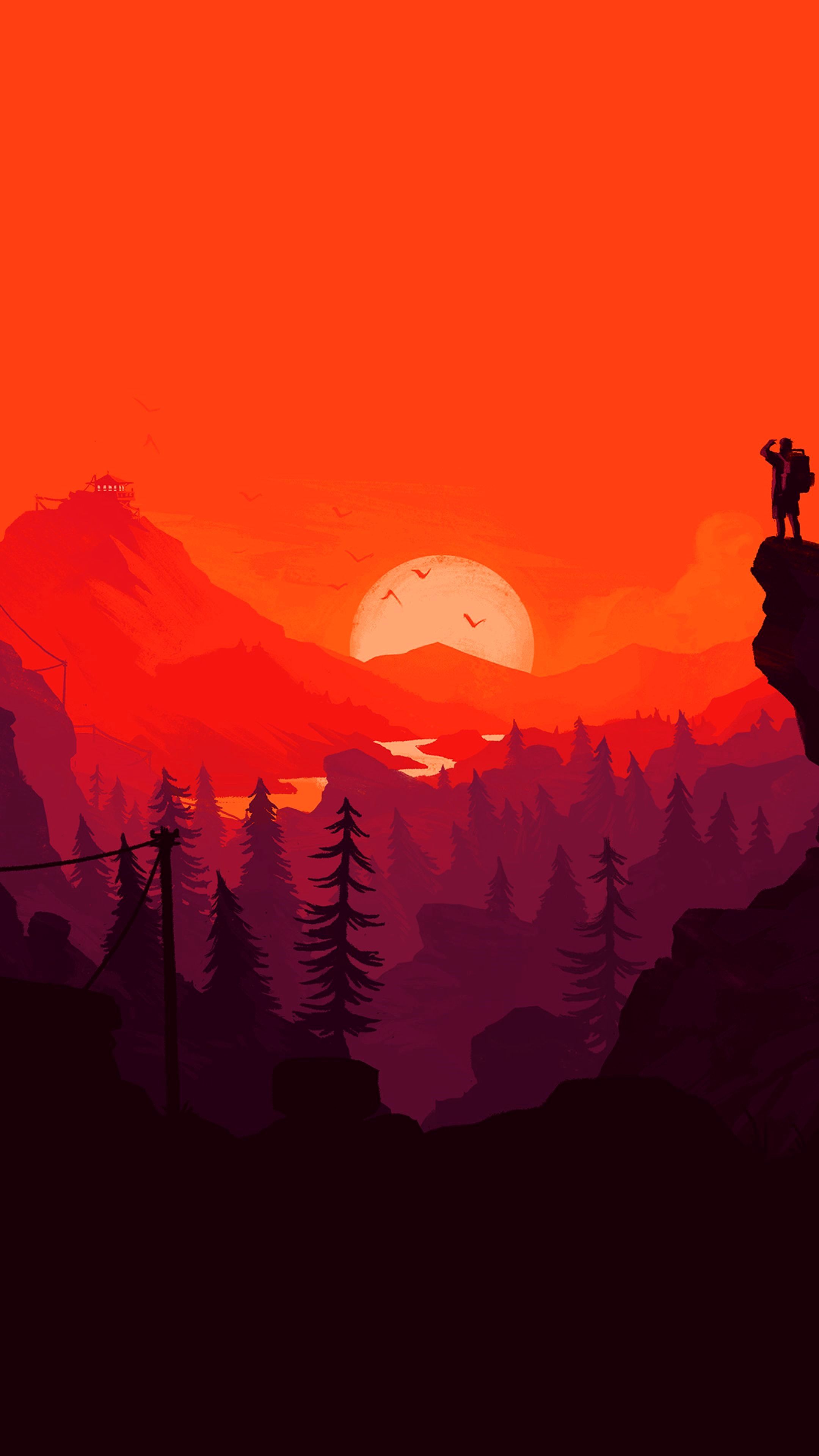 Landscape Aesthetic. Minimalist