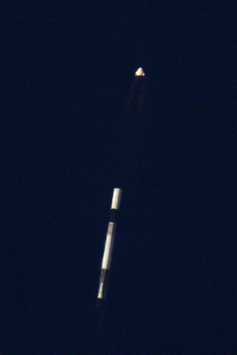 SpaceX Photo From The In Flight Demonstration