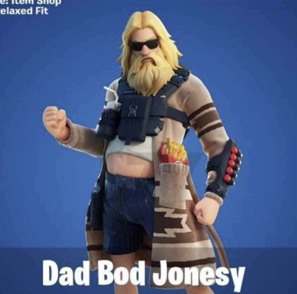 Dad Bod Jonesy Fortnite wallpaper