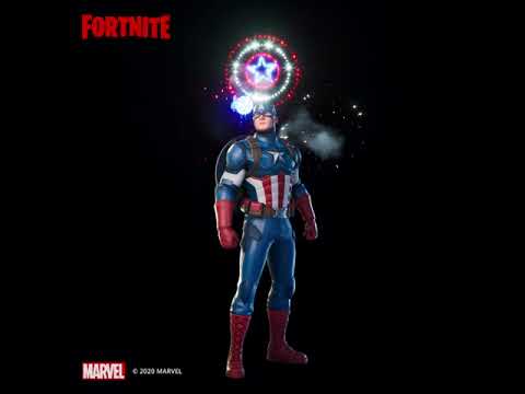 Captain America Fortnite wallpaper