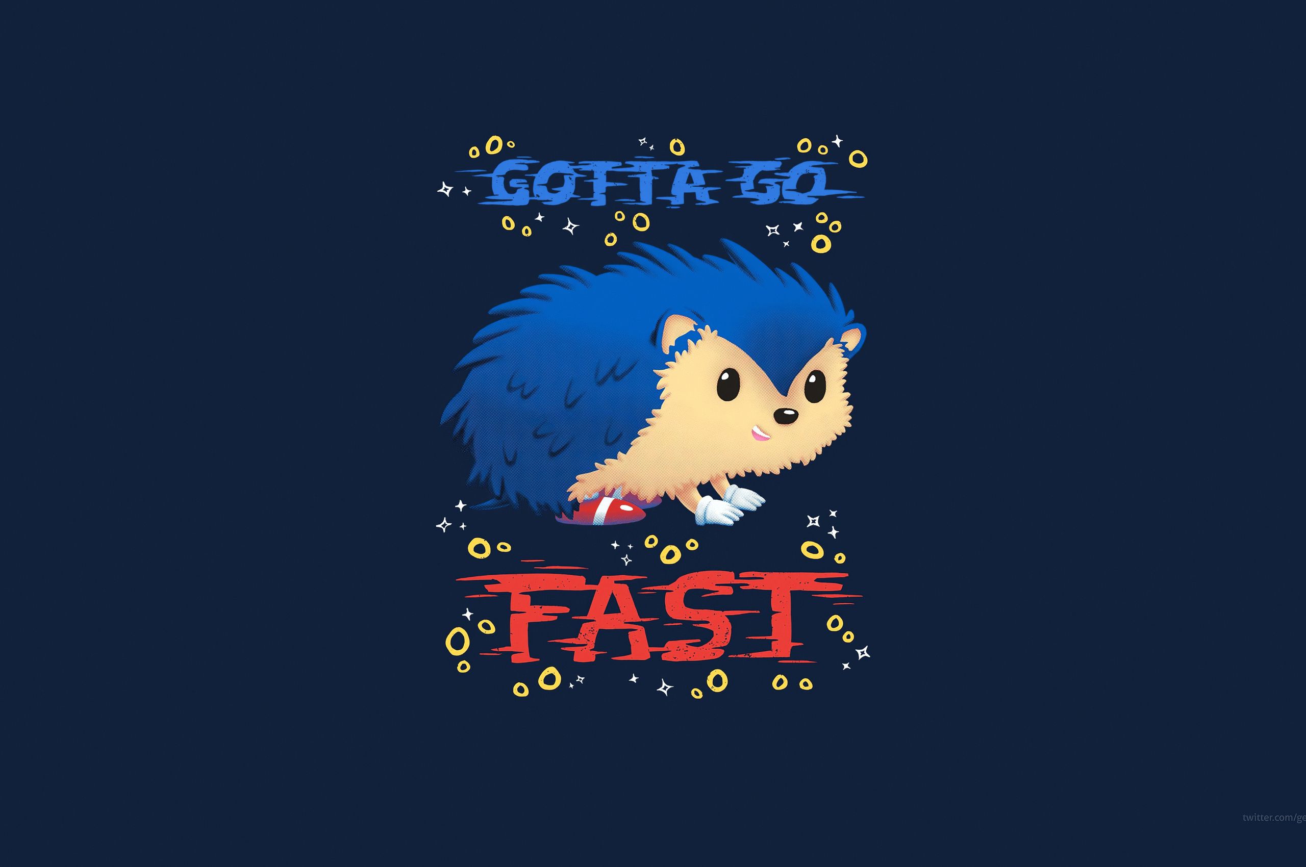 Sonic The Hedgehog Minimal Art 4k Chromebook Pixel HD 4k