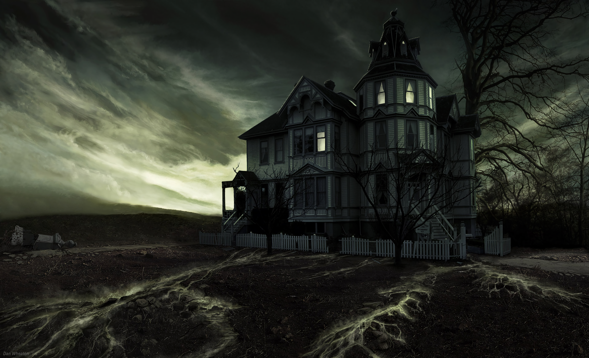 Haunted House HD Wallpaper and Background