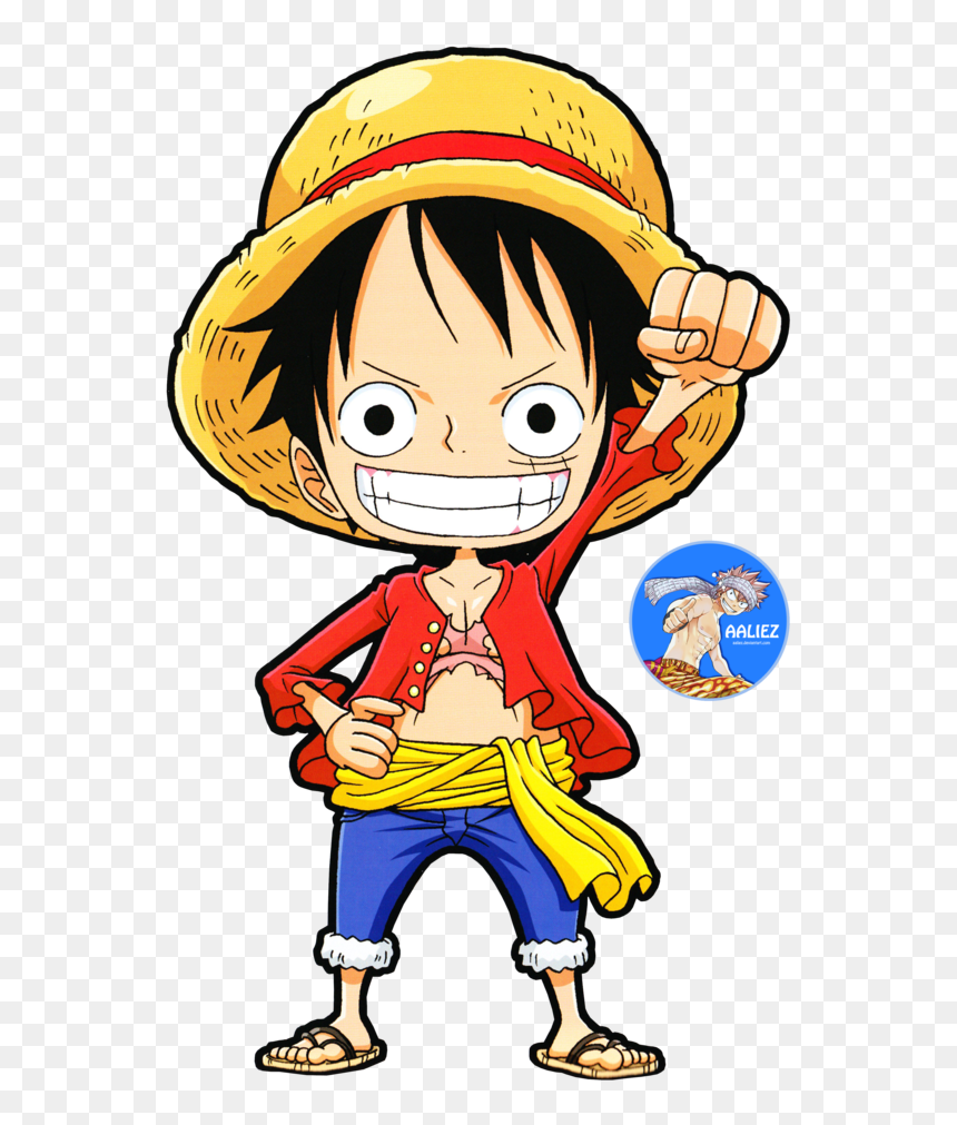 Render By Aaliez Piece Luffy Chibi, HD Png Download
