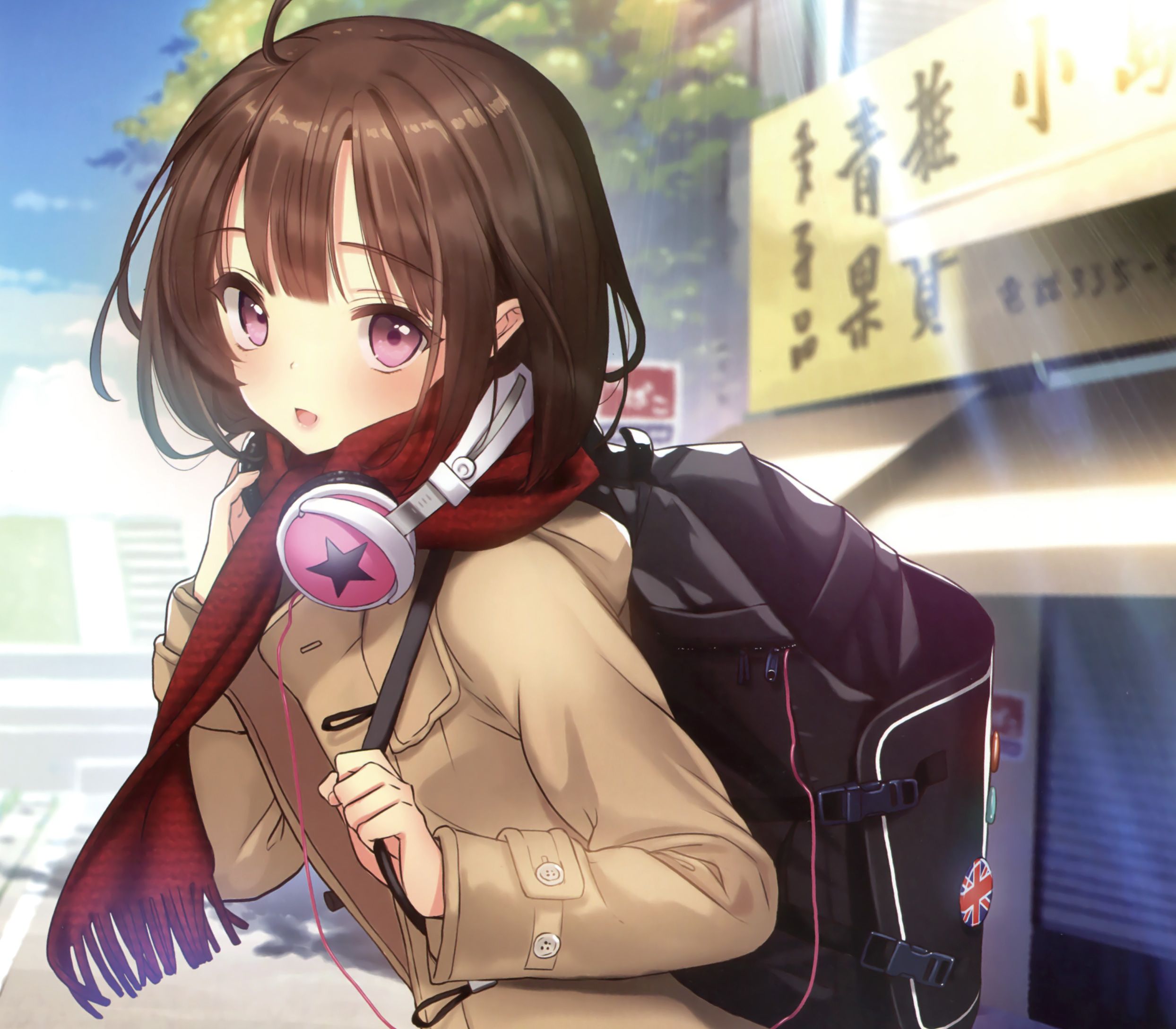 Cute Anime Girls With Headphones HD Wallpapers Wallpaper Cave