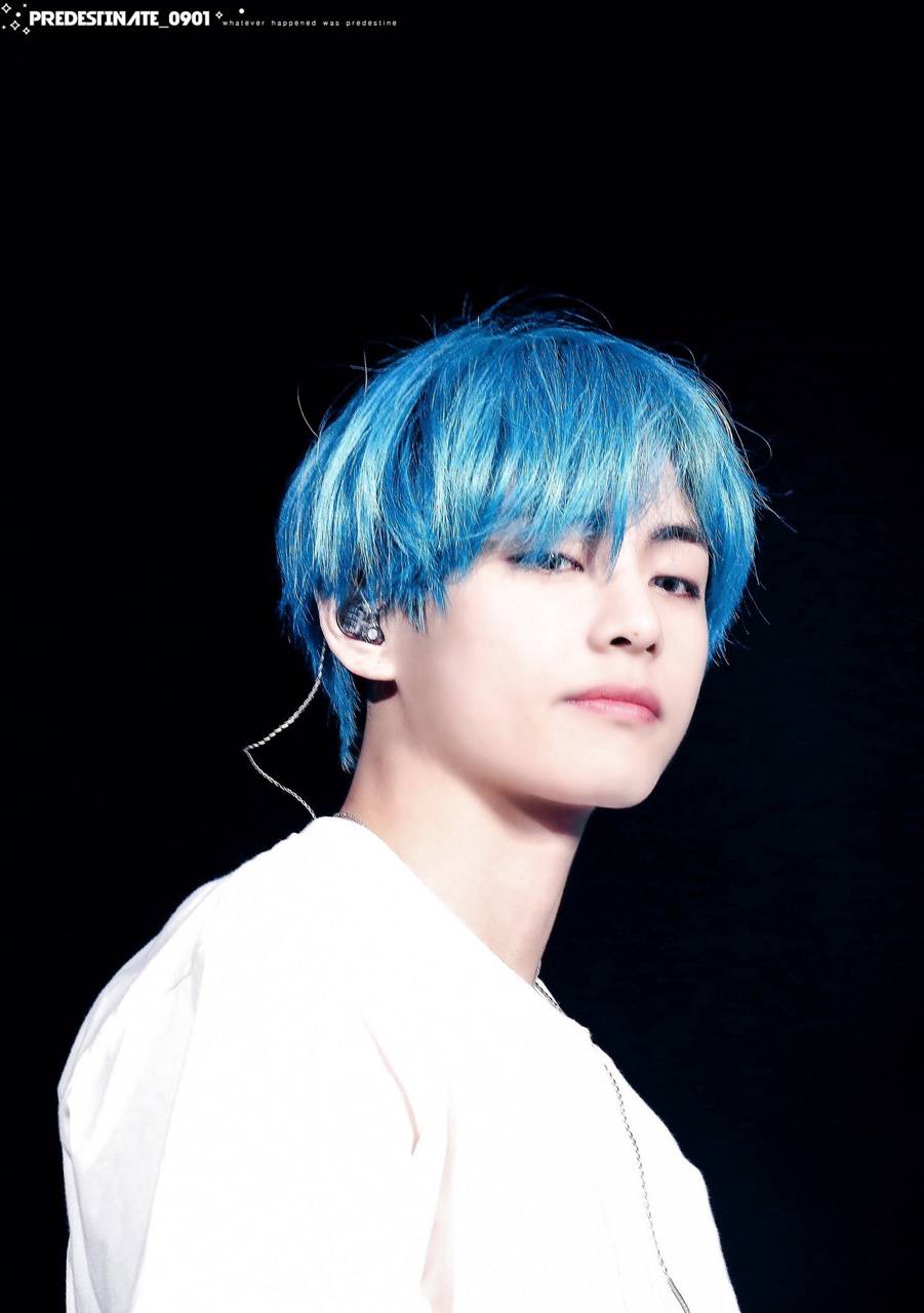 Bts V Wallpaper In Blue Hair : Latest post is rap monster bts idol 4k