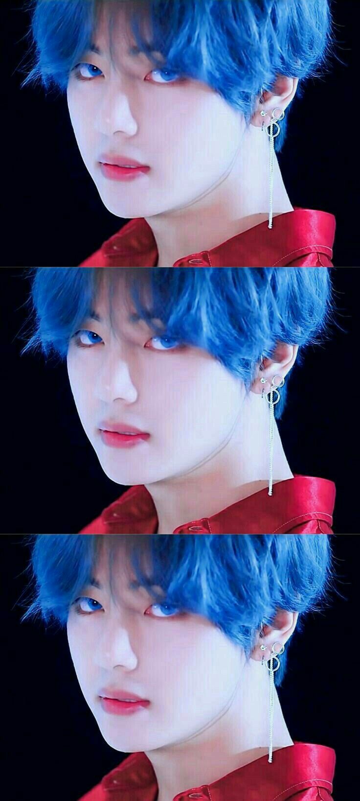 BTS V News on Twitter 1 BTS V Taehyung had blue hair for the first time  during BTSs Boy with Luv era when they gained even more international  fans Many new ARMY