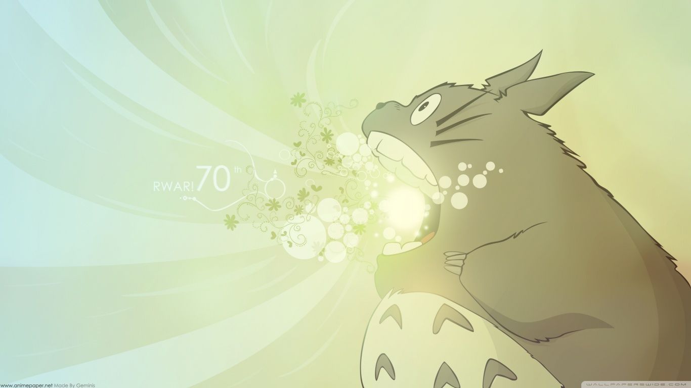 Cute Totoro Background HD Kecbio