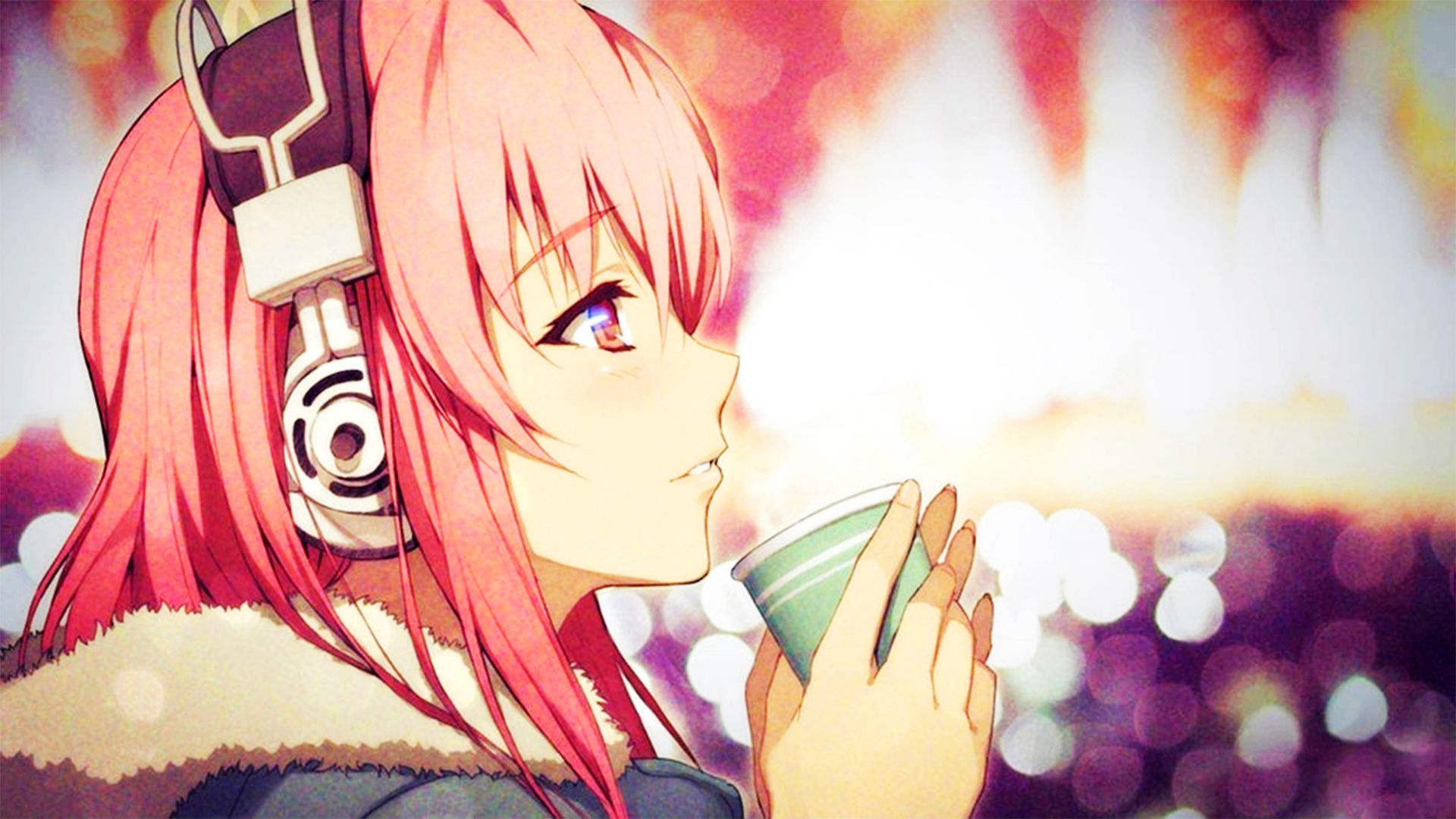 Super Sonico Wallpaper Headphone Wallpaper HD